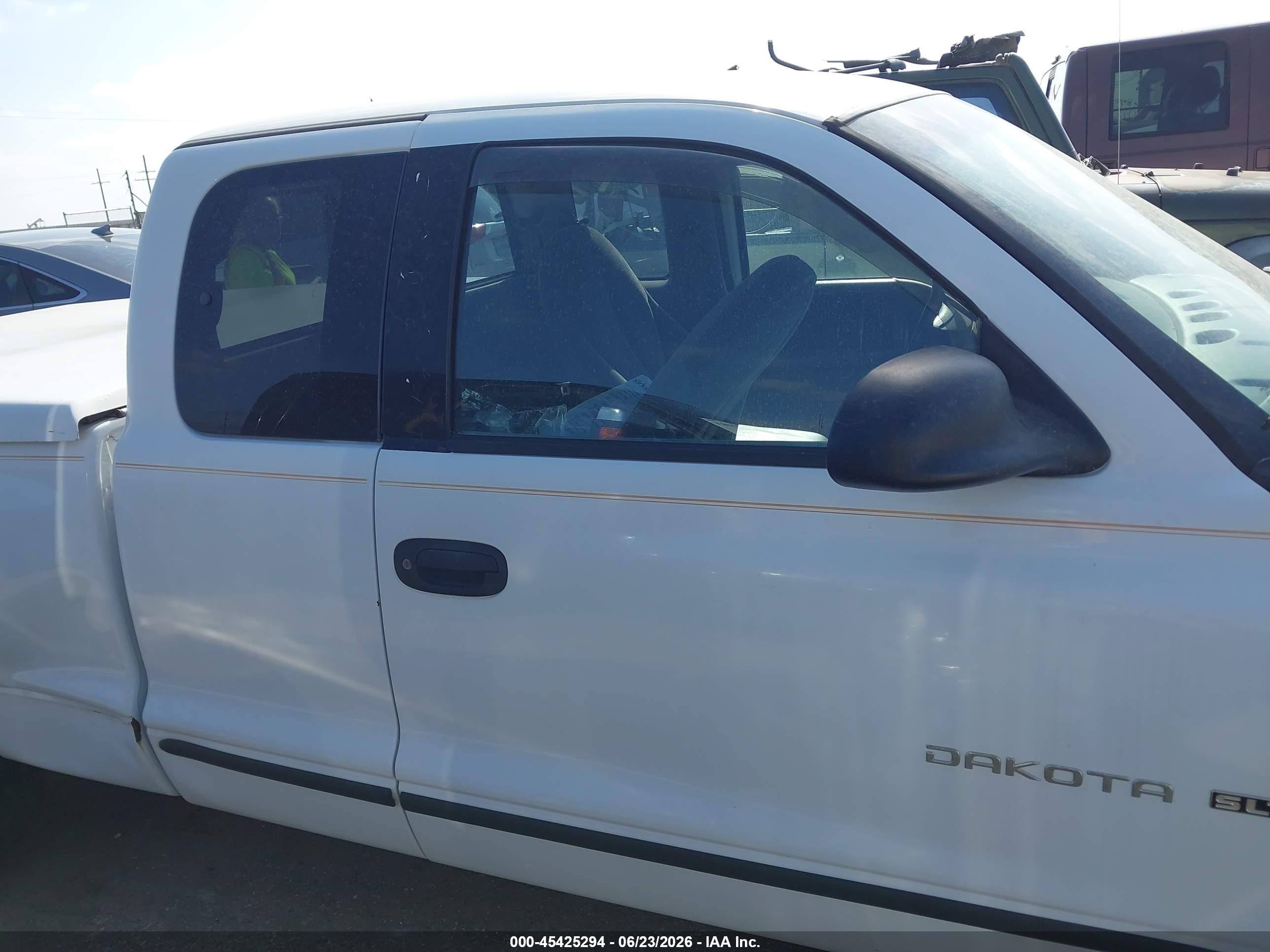 1997 Dodge Dakota Slt/sport White vin: 1B7GL23X0VS259464