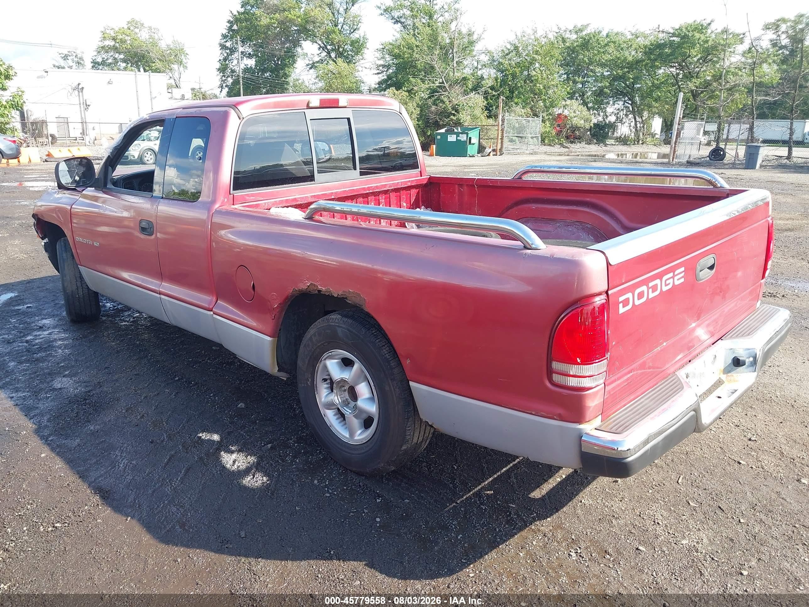 1997 Dodge Dakota Slt/sport Красный vin: 1B7GL23X1VS262373