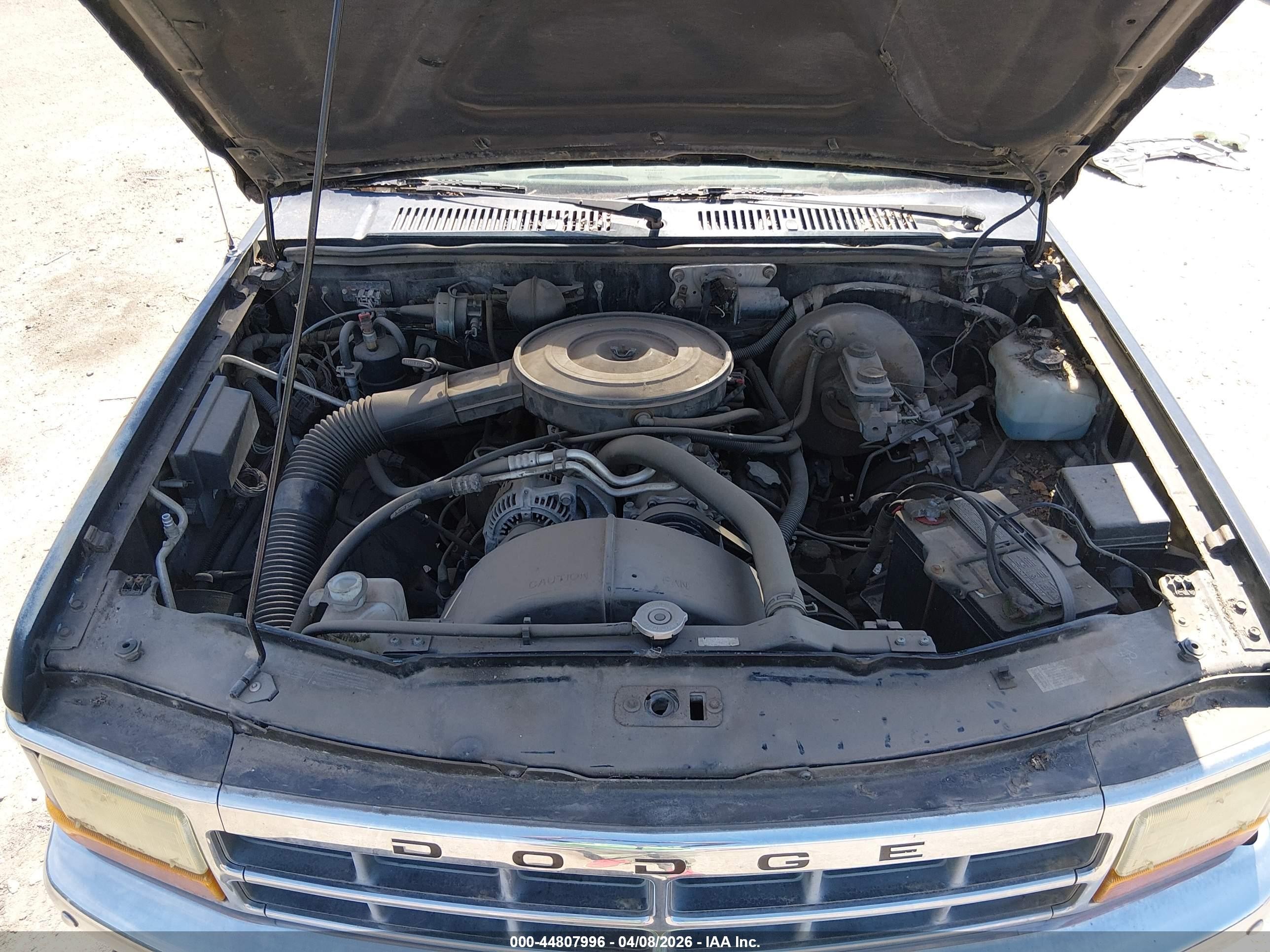 1996 Dodge Dakota   Black vin: 1B7GL23X2TS523863