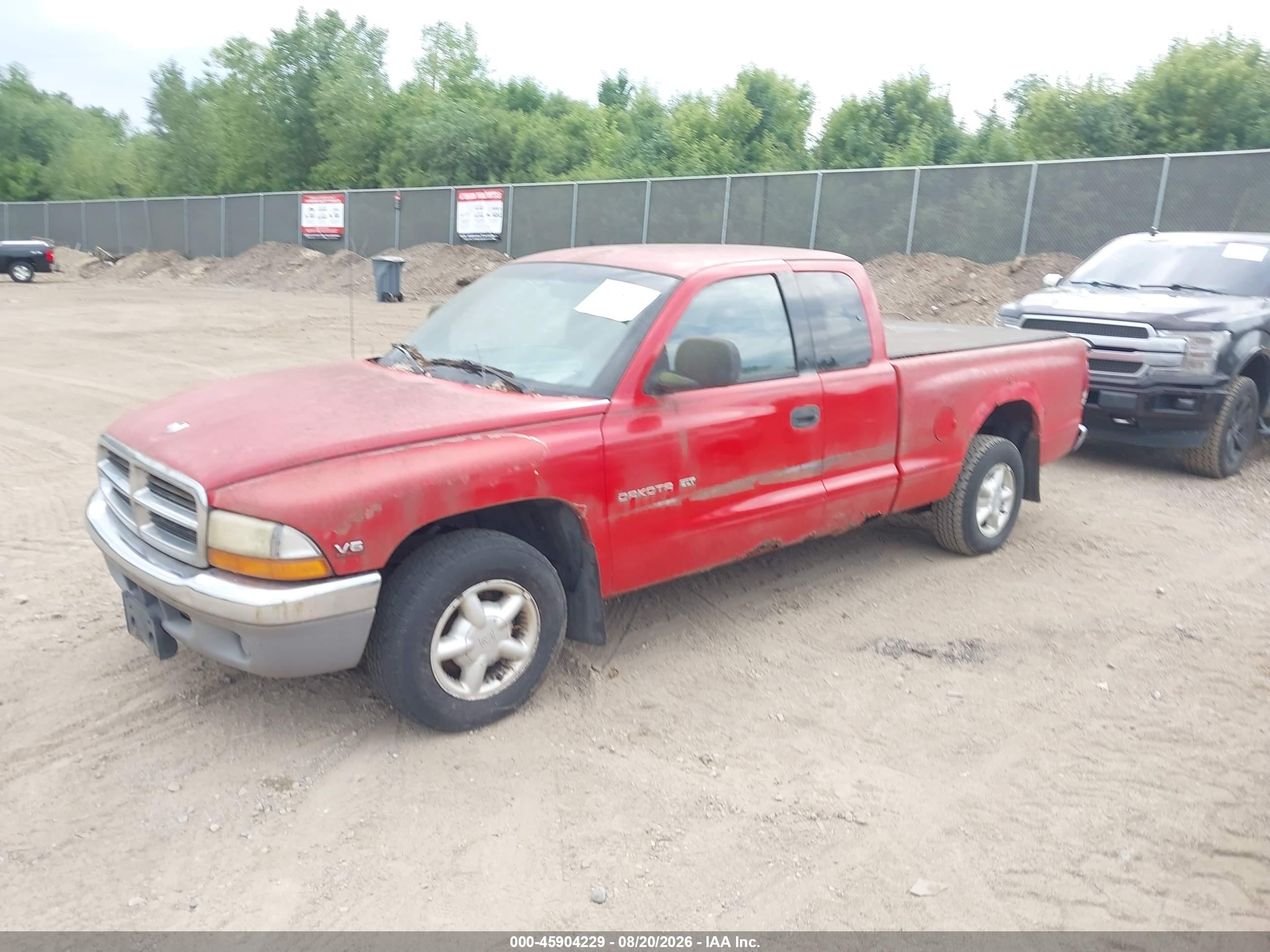 1997 Dodge Dakota Slt/sport Красный vin: 1B7GL23X2VS112756