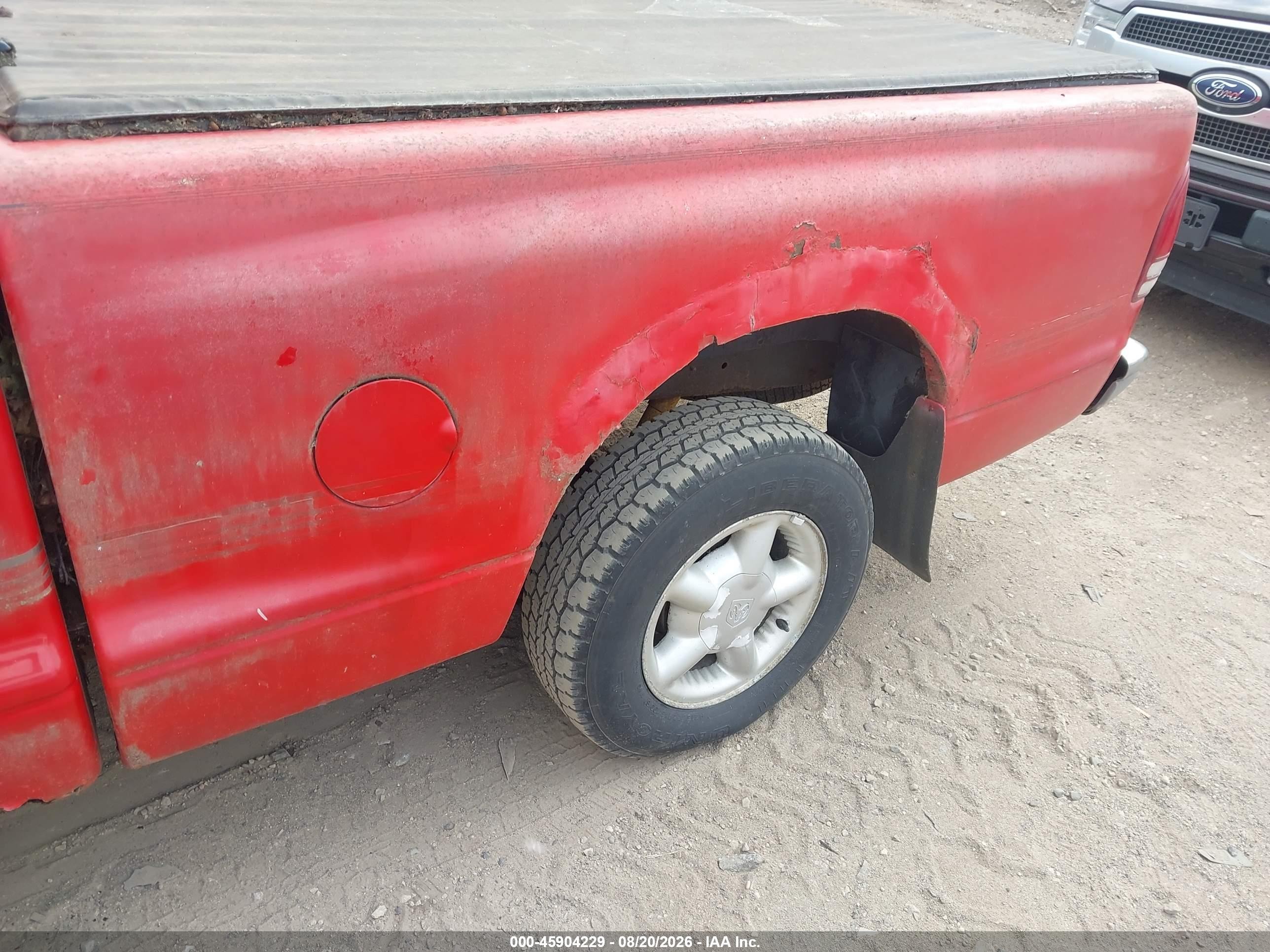 1997 Dodge Dakota Slt/sport Красный vin: 1B7GL23X2VS112756