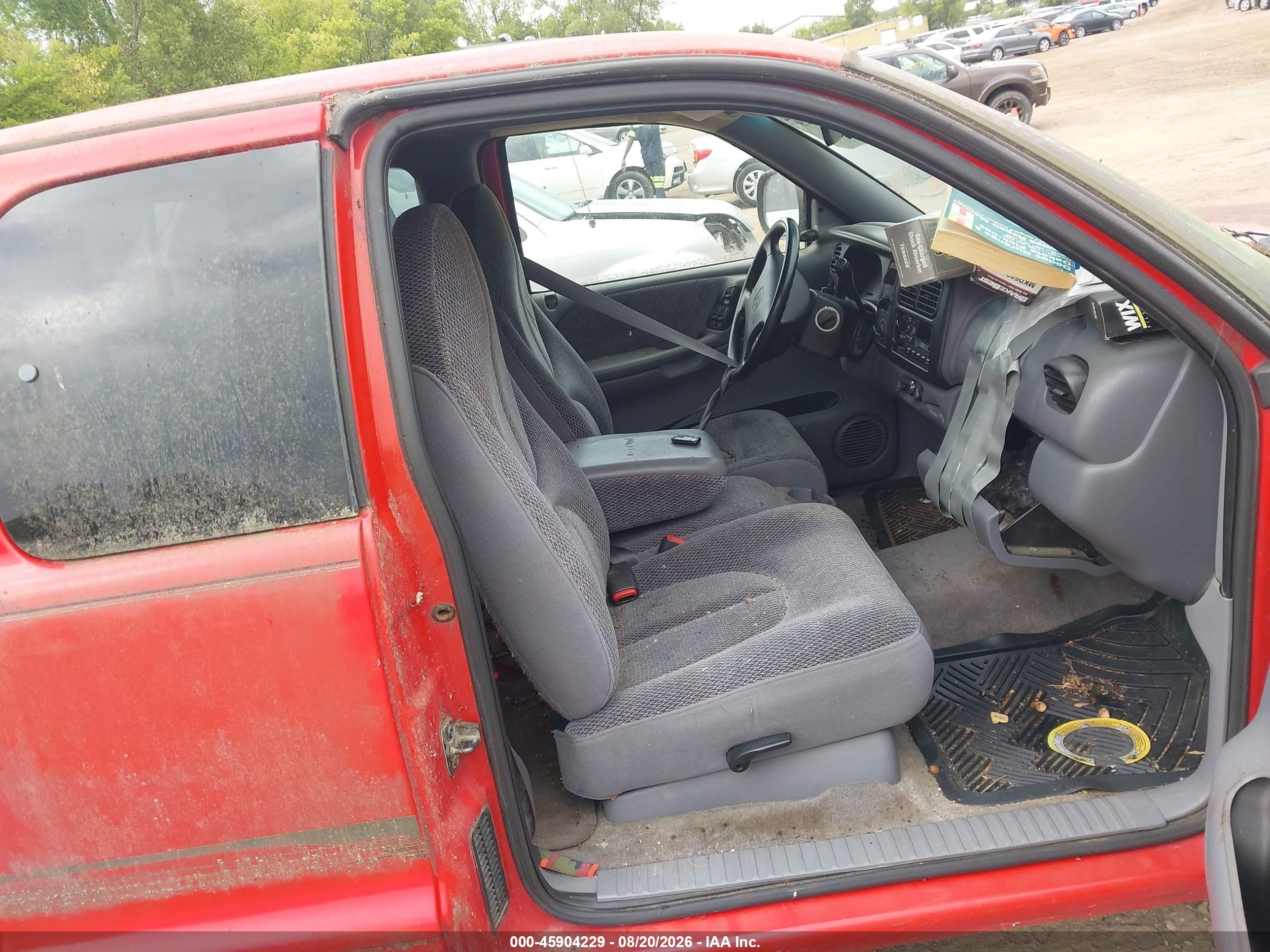1997 Dodge Dakota Slt/sport Красный vin: 1B7GL23X2VS112756