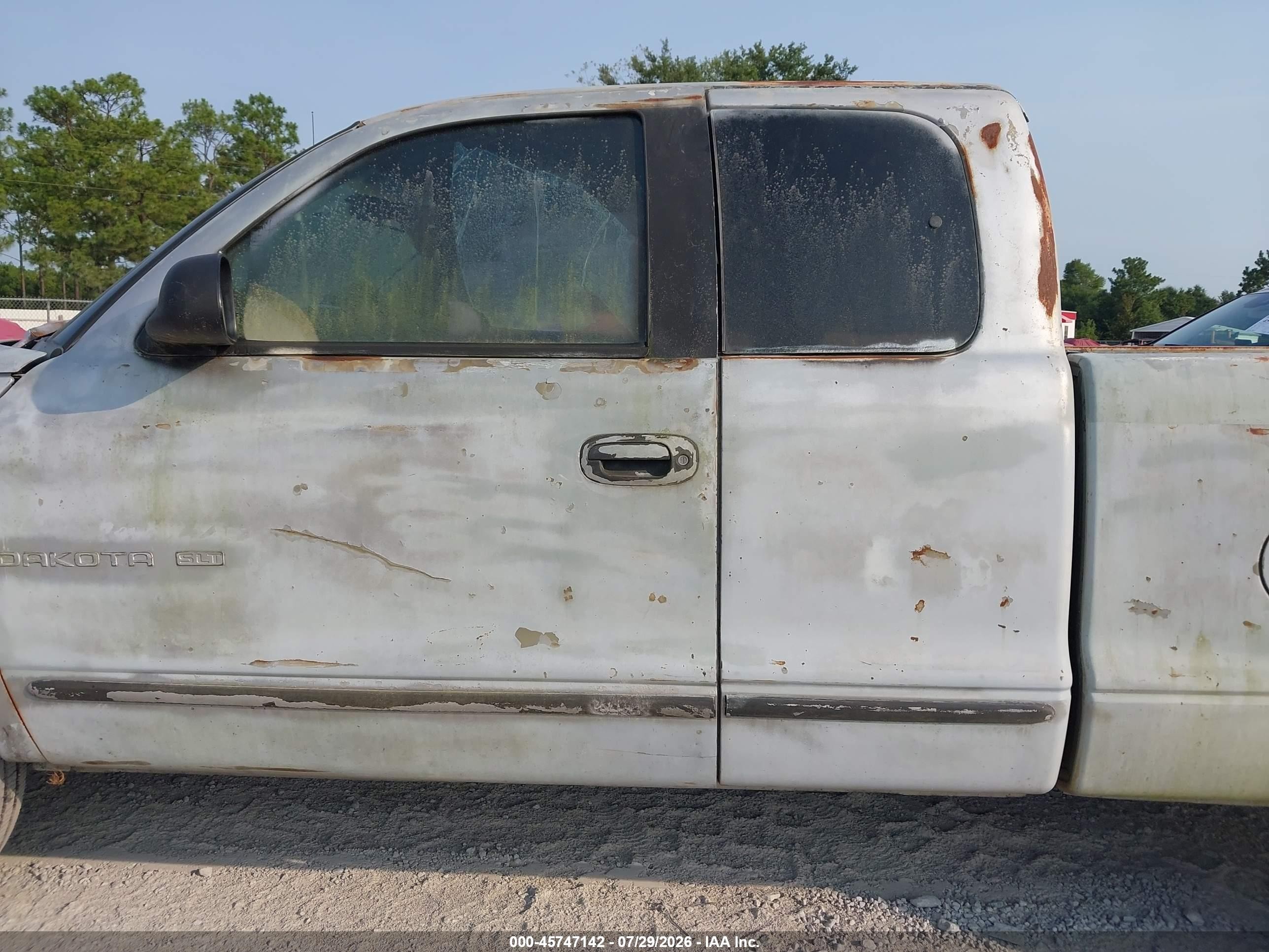 1997 Dodge Dakota Slt/sport White vin: 1B7GL23X2VS132201