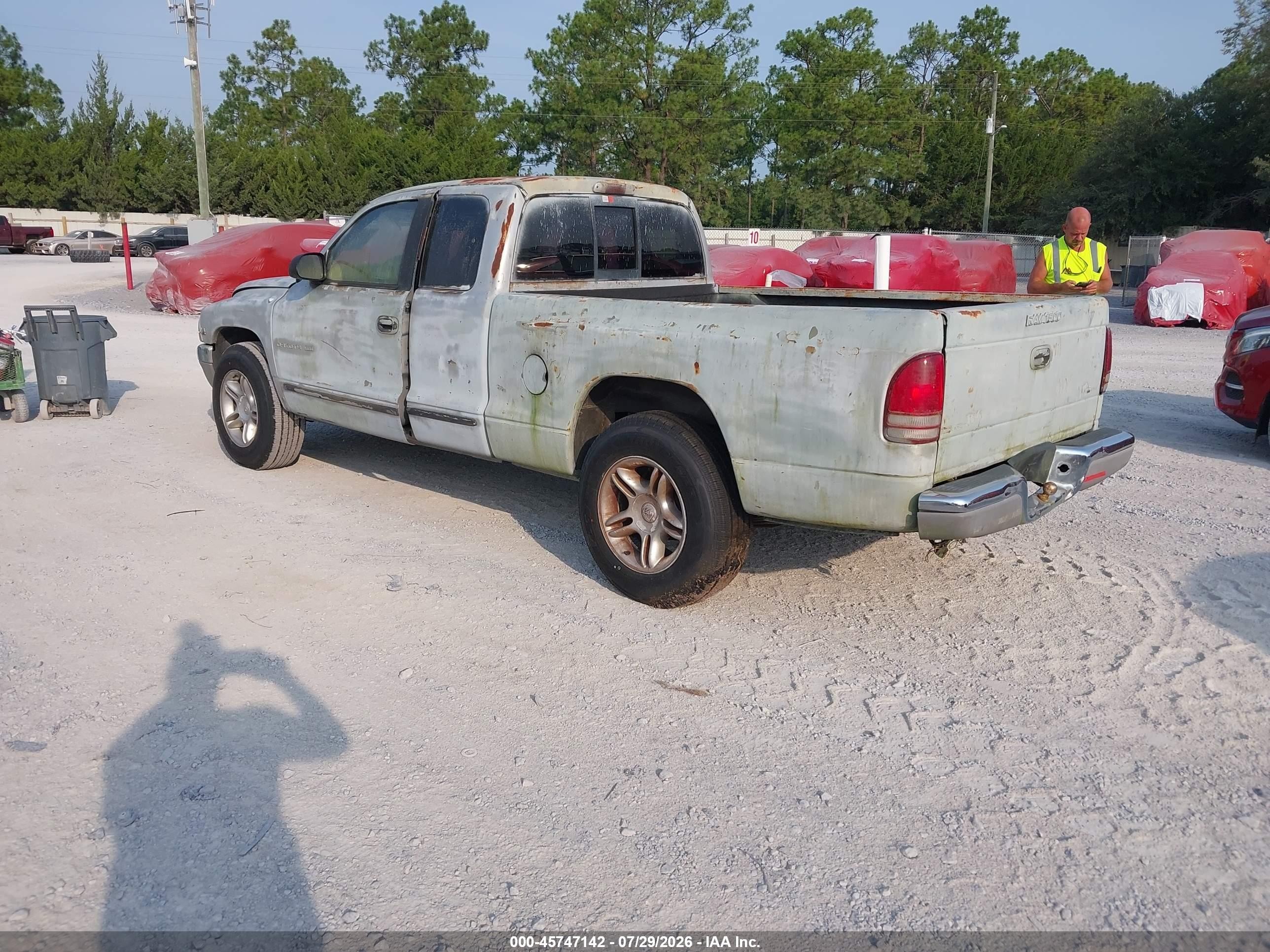 1997 Dodge Dakota Slt/sport White vin: 1B7GL23X2VS132201