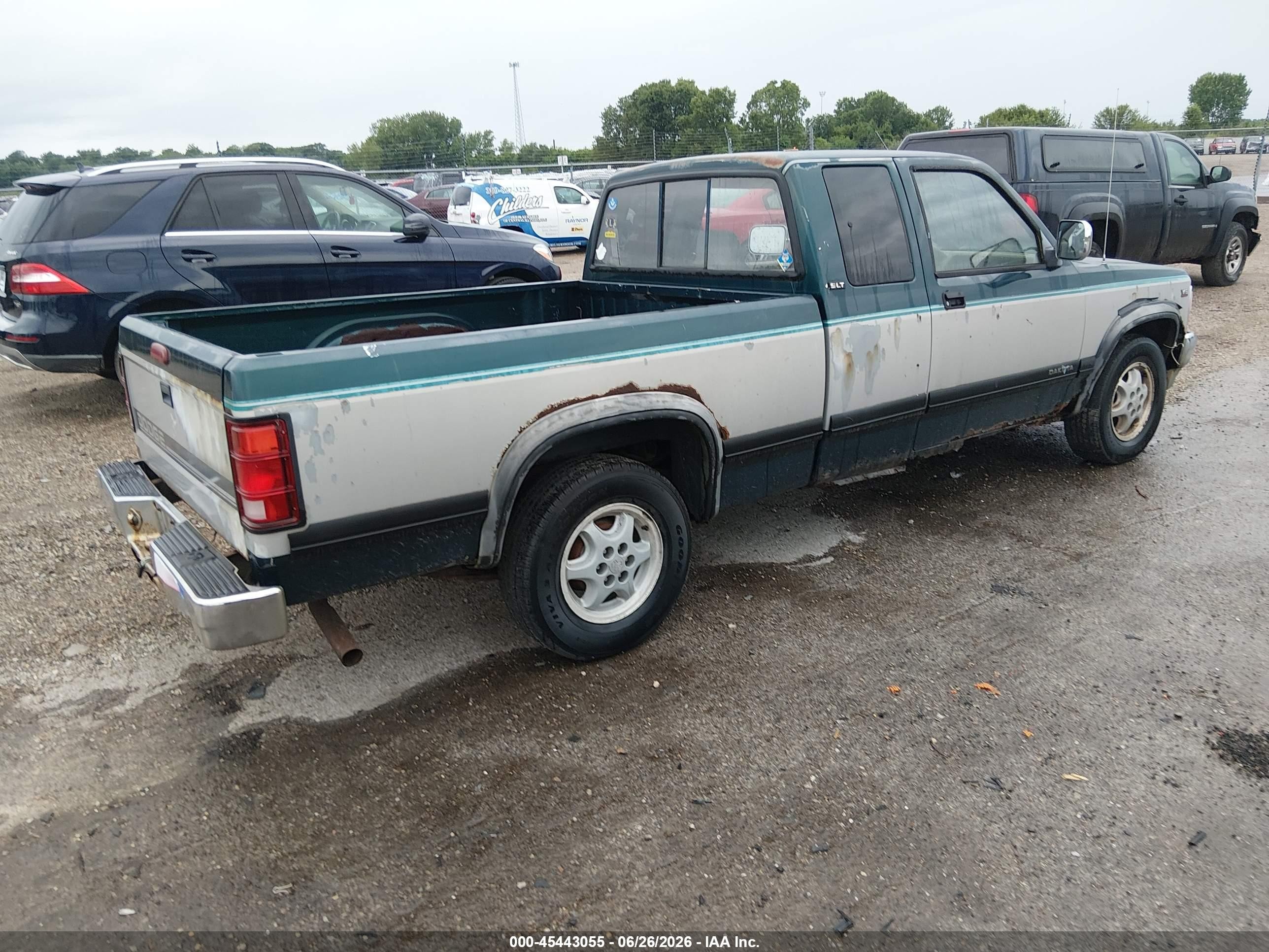 1995 Dodge Dakota   Light Blue vin: 1B7GL23X4SS342732