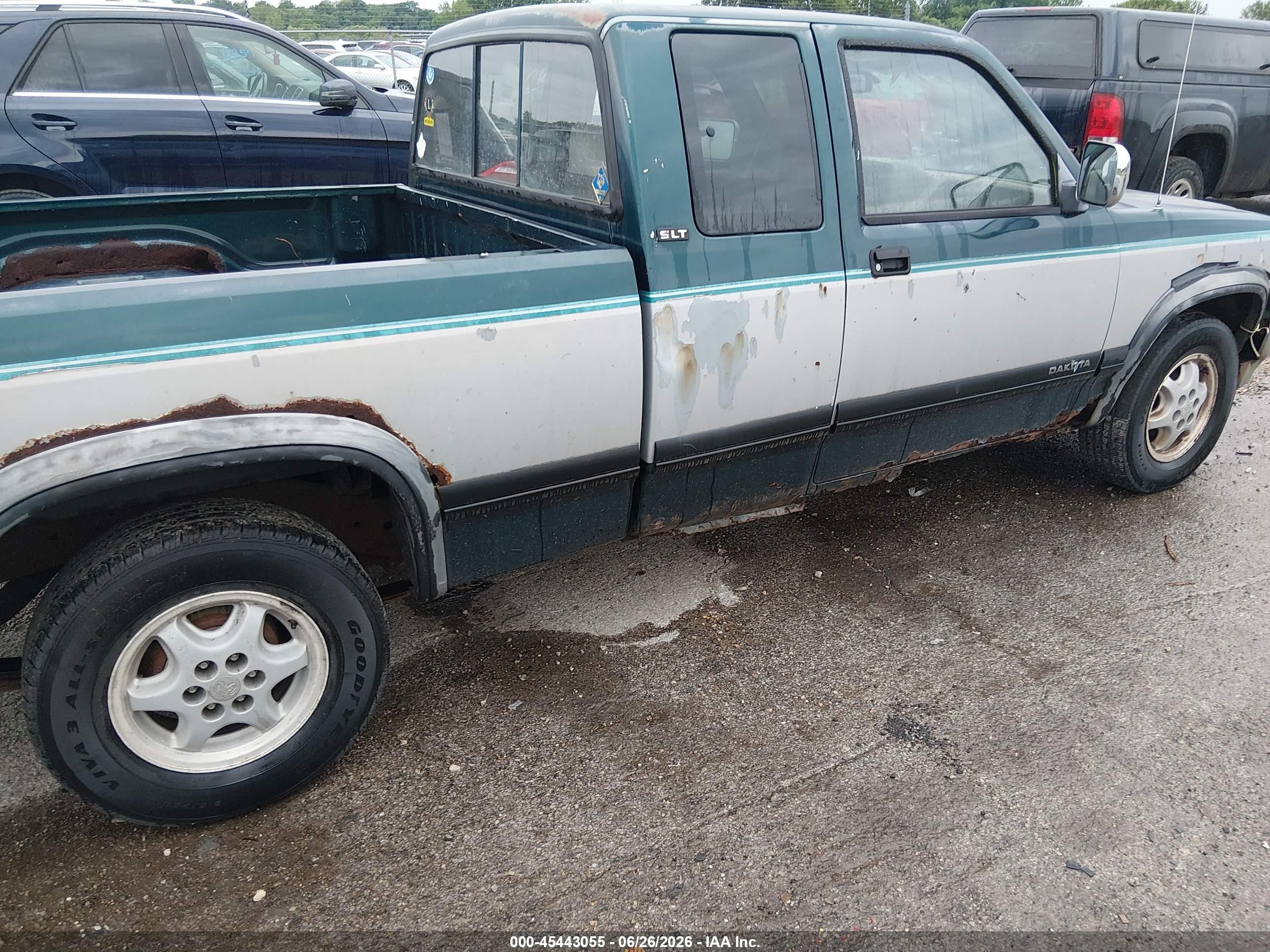 1995 Dodge Dakota   Light Blue vin: 1B7GL23X4SS342732