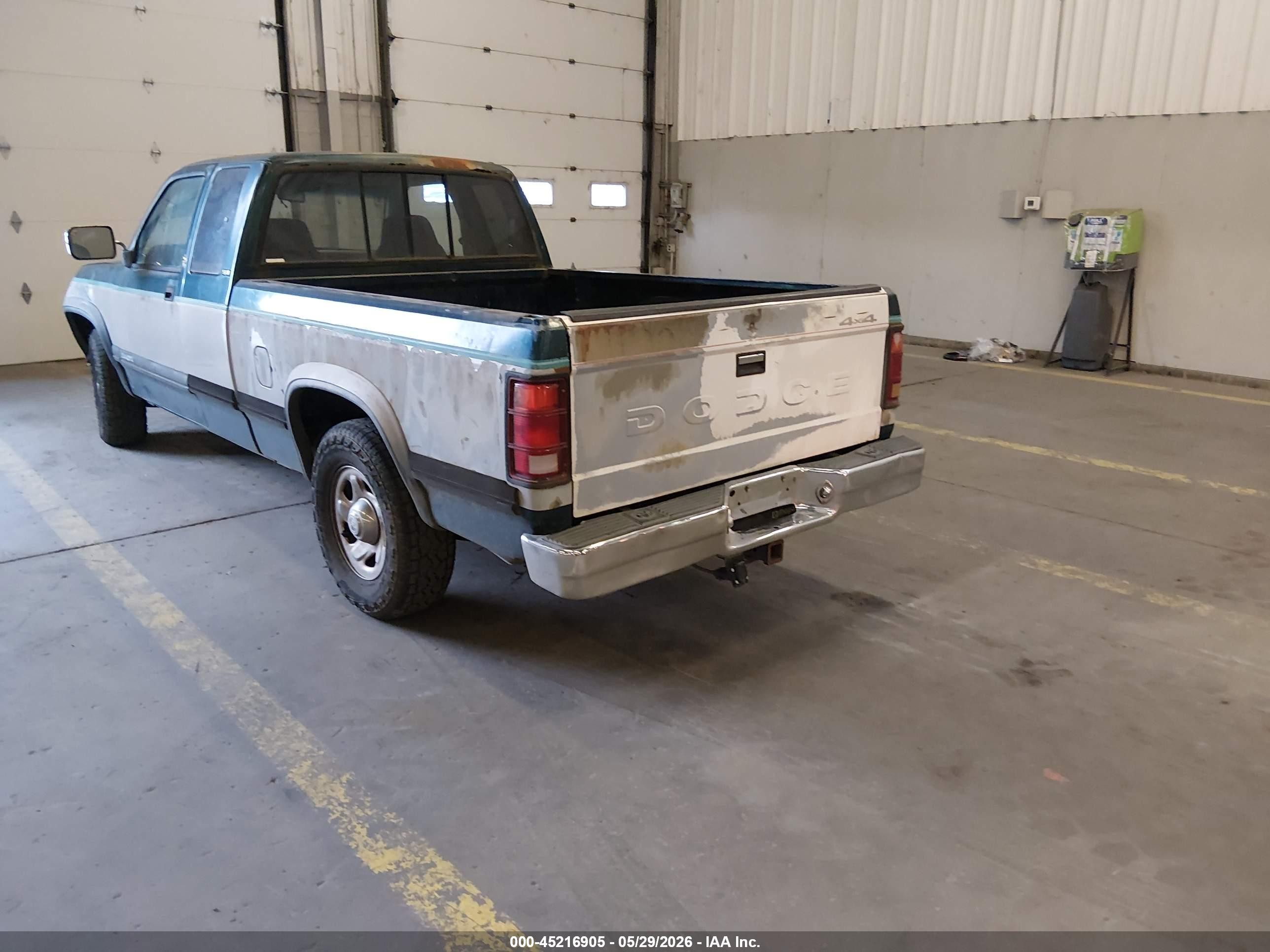 1994 Dodge Dakota   Зеленый vin: 1B7GL23X5RS709227