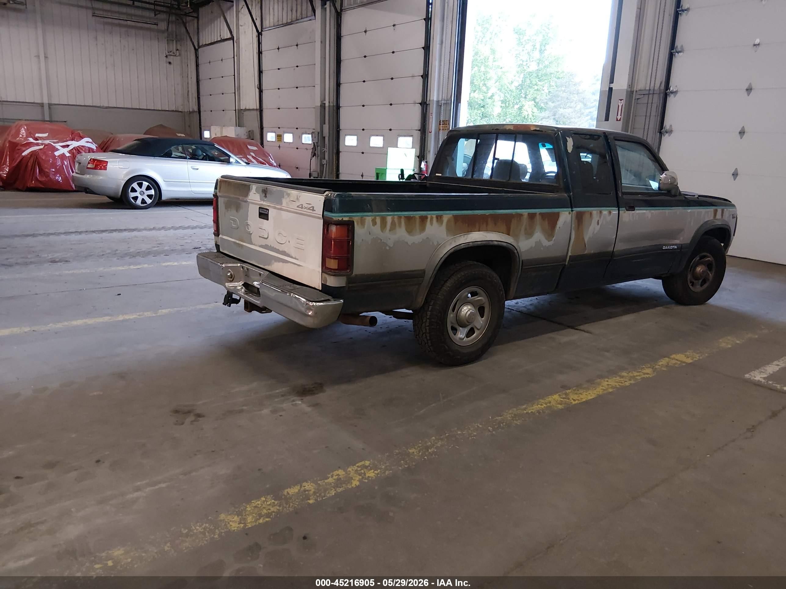 1994 Dodge Dakota   Зеленый vin: 1B7GL23X5RS709227