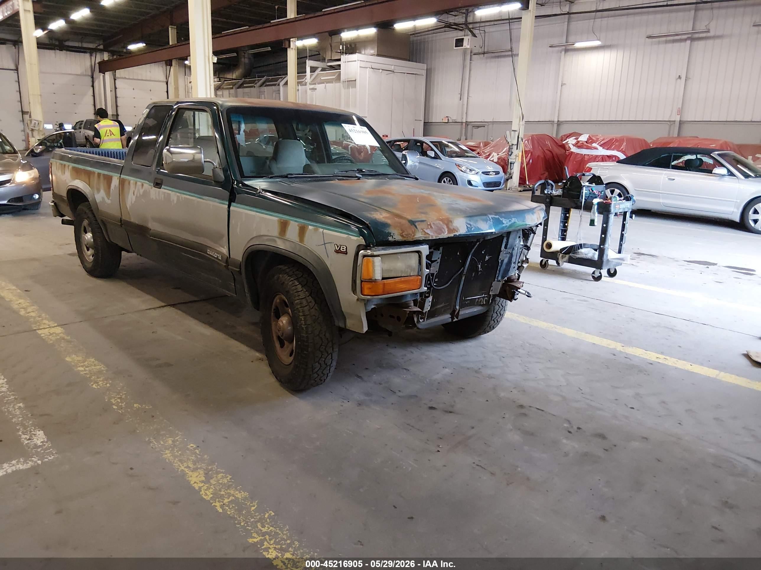 1994 Dodge Dakota   Зеленый vin: 1B7GL23X5RS709227