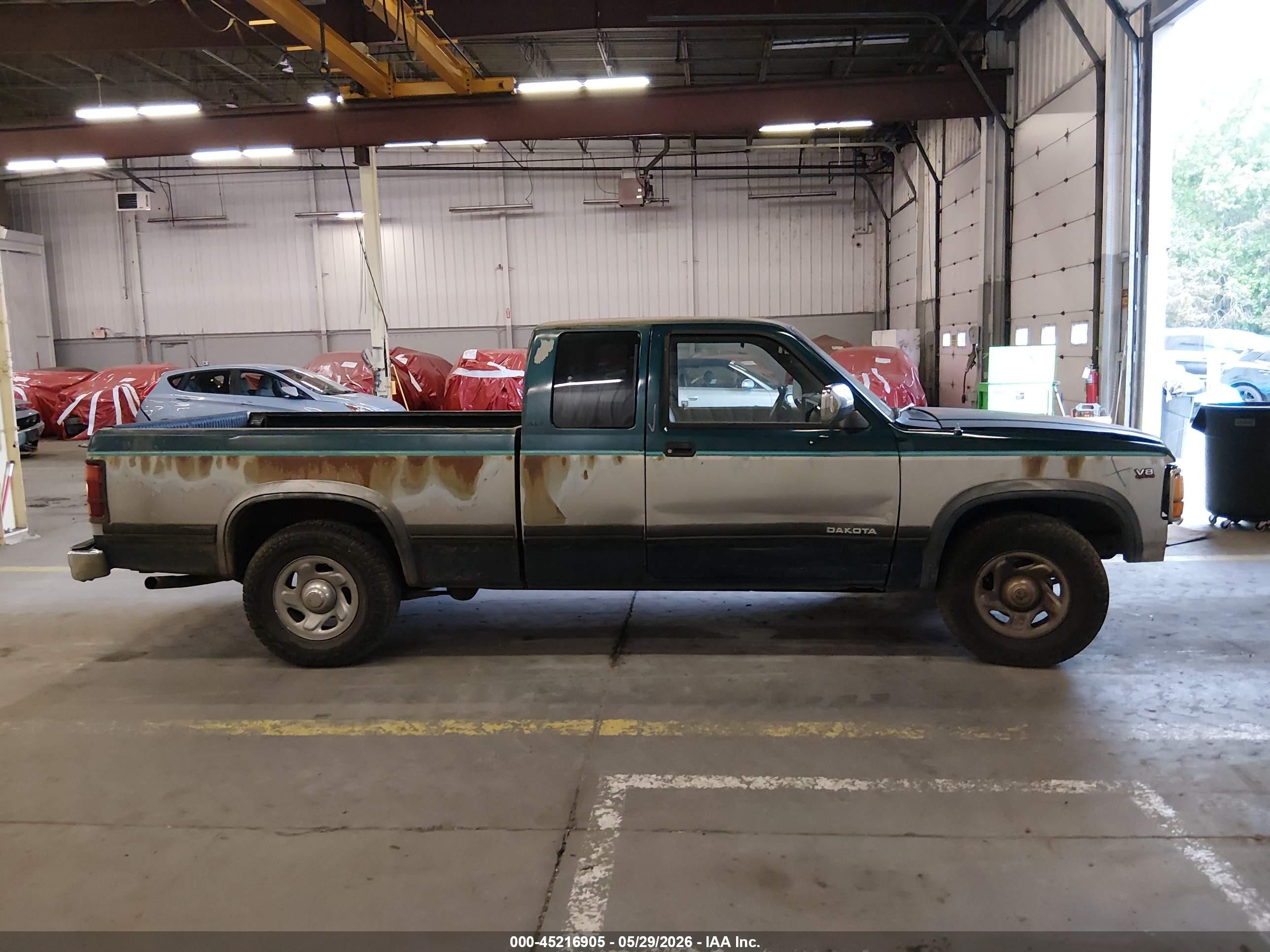 1994 Dodge Dakota   Зеленый vin: 1B7GL23X5RS709227