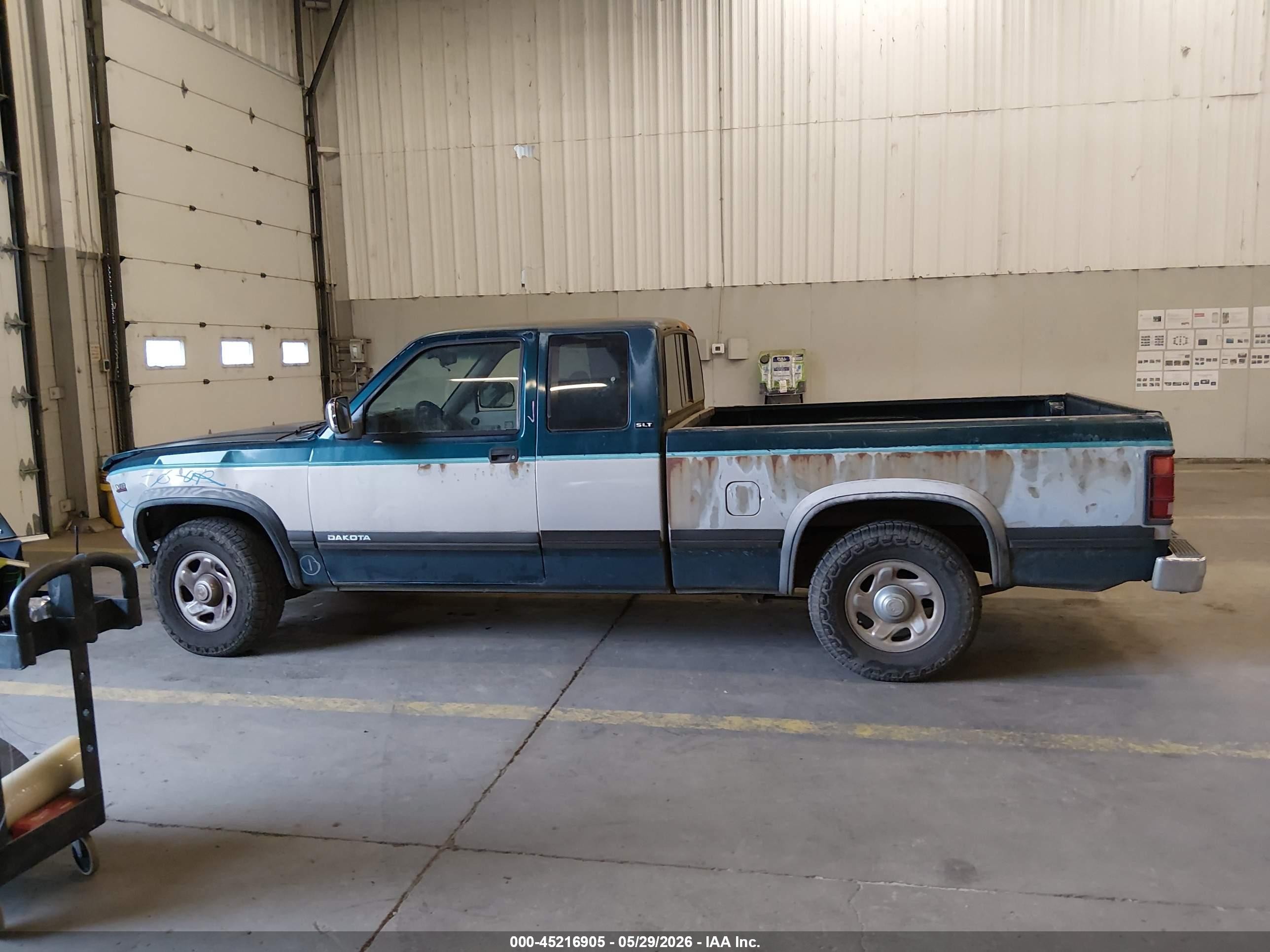 1994 Dodge Dakota   Зеленый vin: 1B7GL23X5RS709227