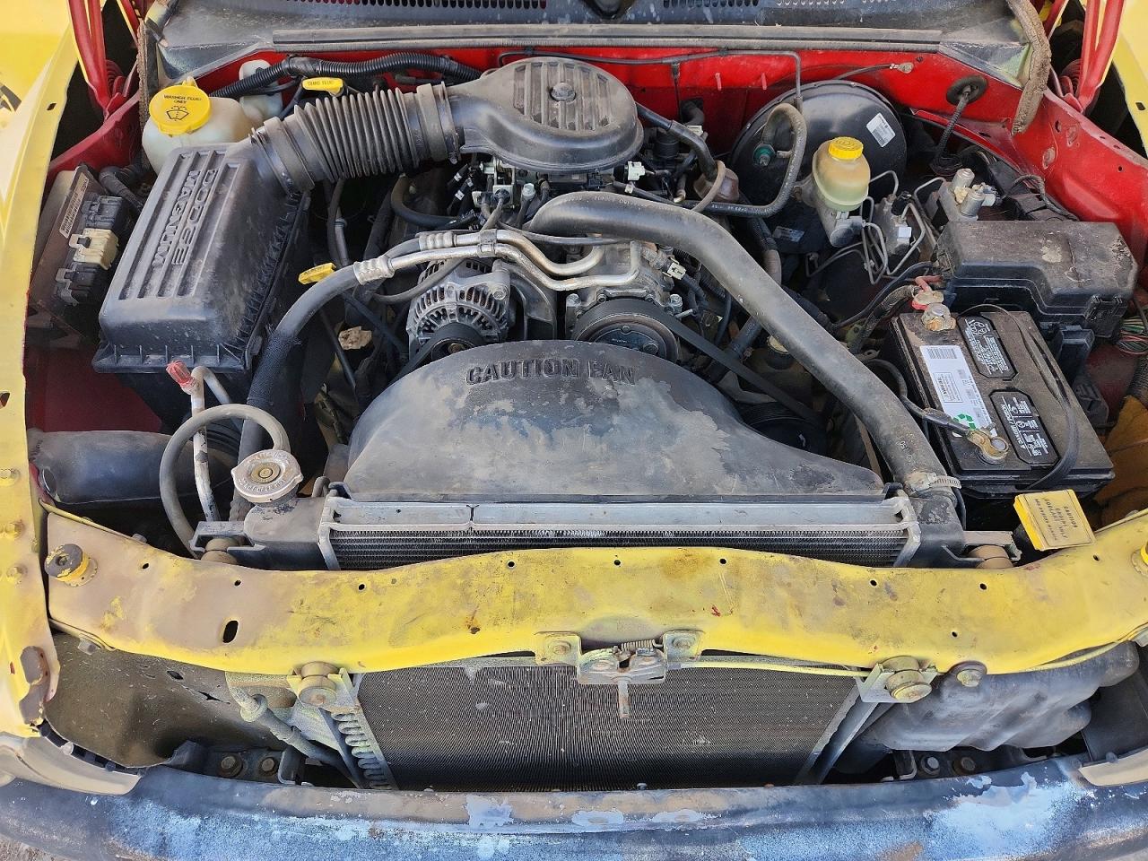 1997 Dodge Dakota Yellow vin: 1B7GL23X5VS108734