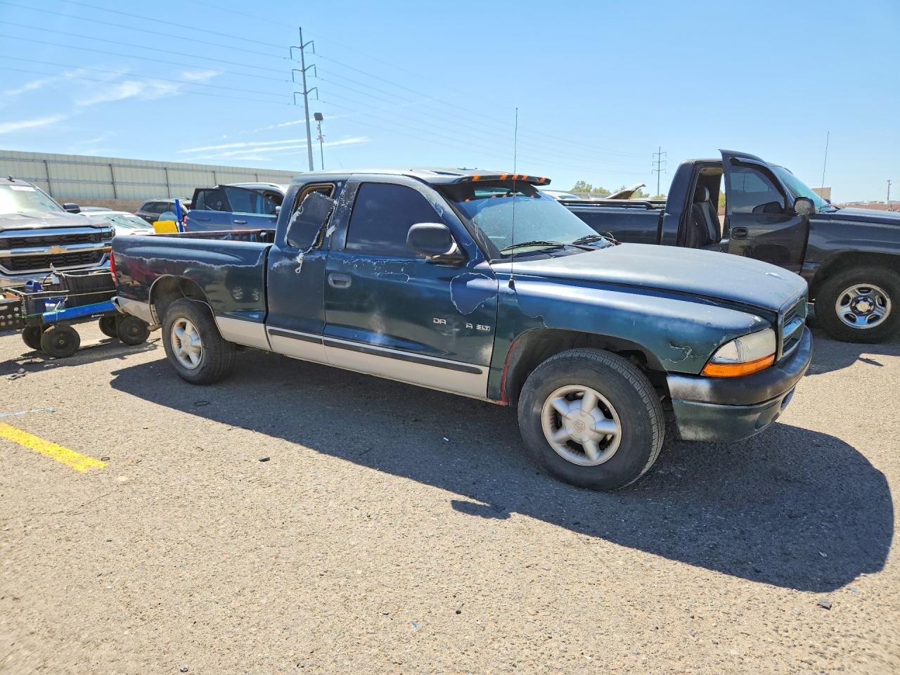 1997 Dodge Dakota Green vin: 1B7GL23X5VS294047