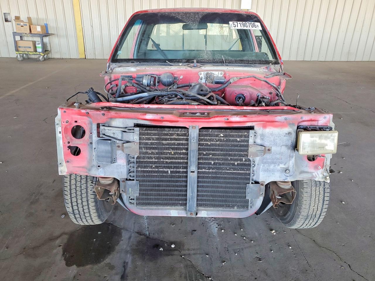 1993 Dodge Dakota Red vin: 1B7GL23X6PS203760