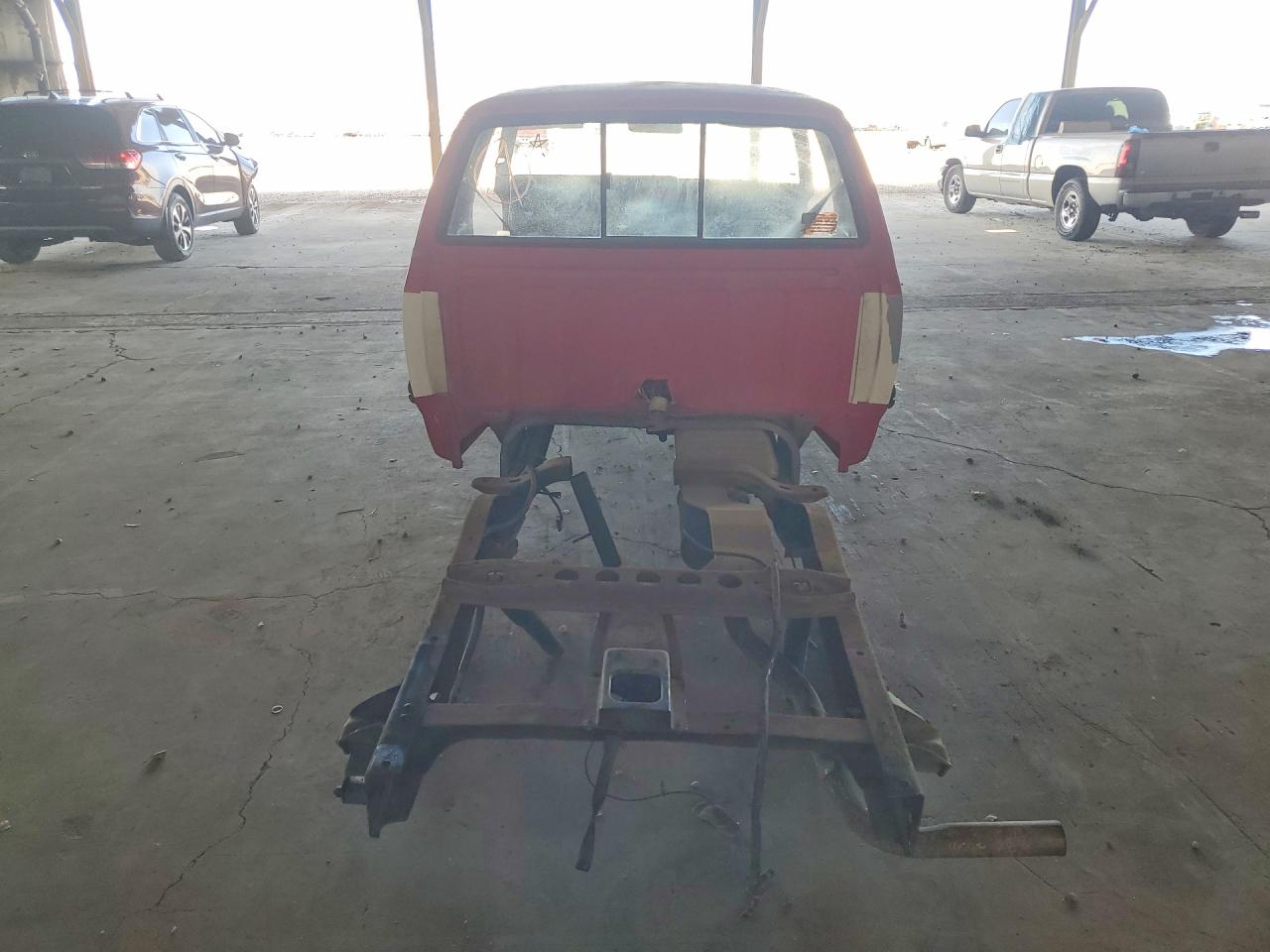 1993 Dodge Dakota Red vin: 1B7GL23X6PS203760