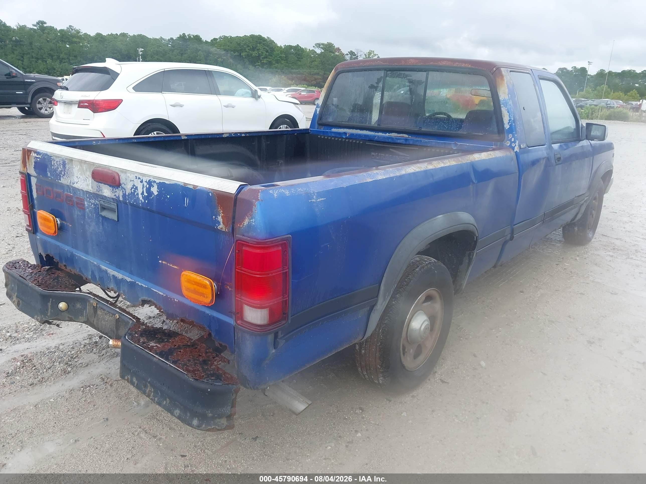 1996 Dodge Dakota   Blue vin: 1B7GL23X6TS507066