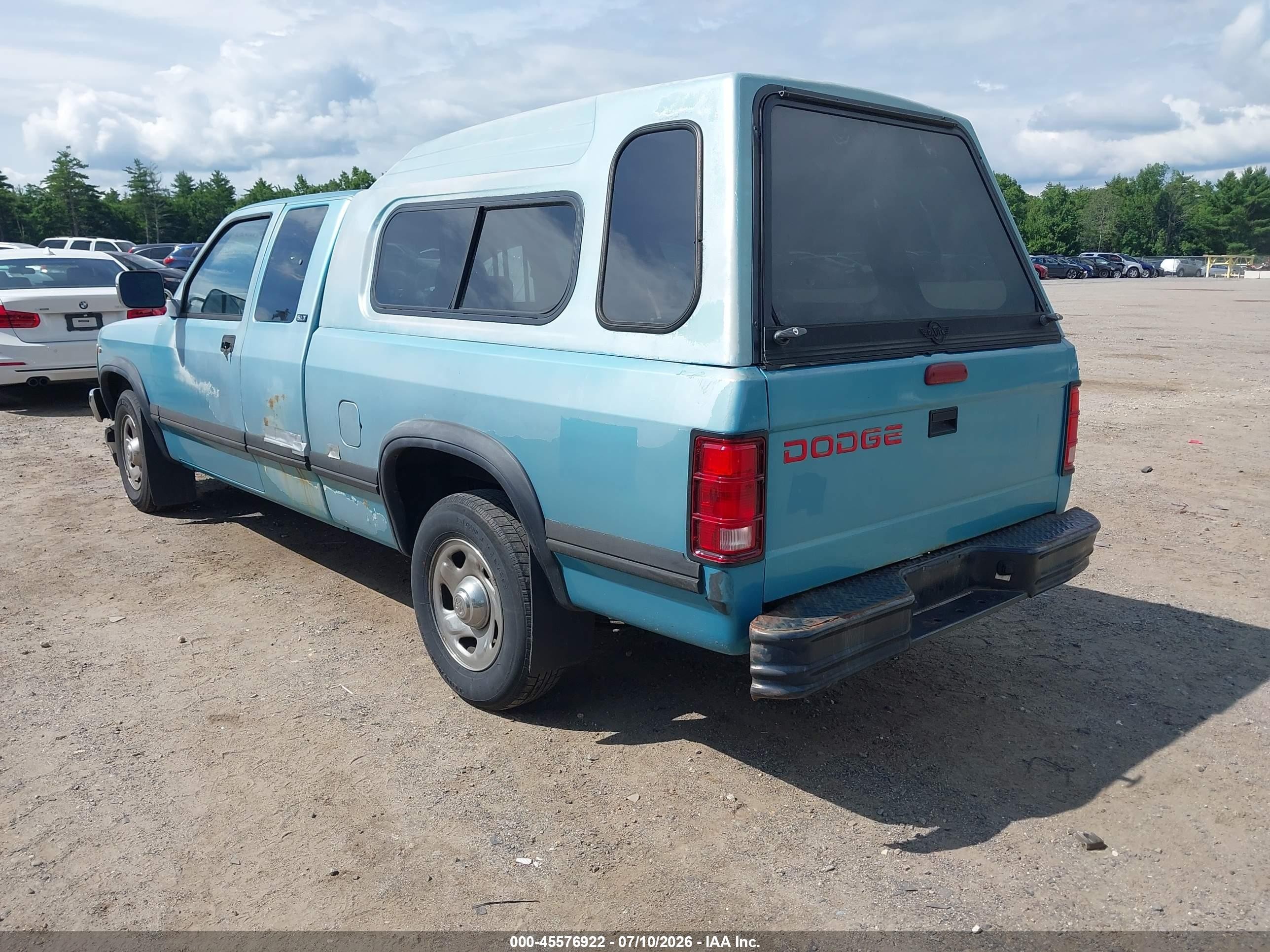 1996 Dodge Dakota   Blue vin: 1B7GL23X6TS548930