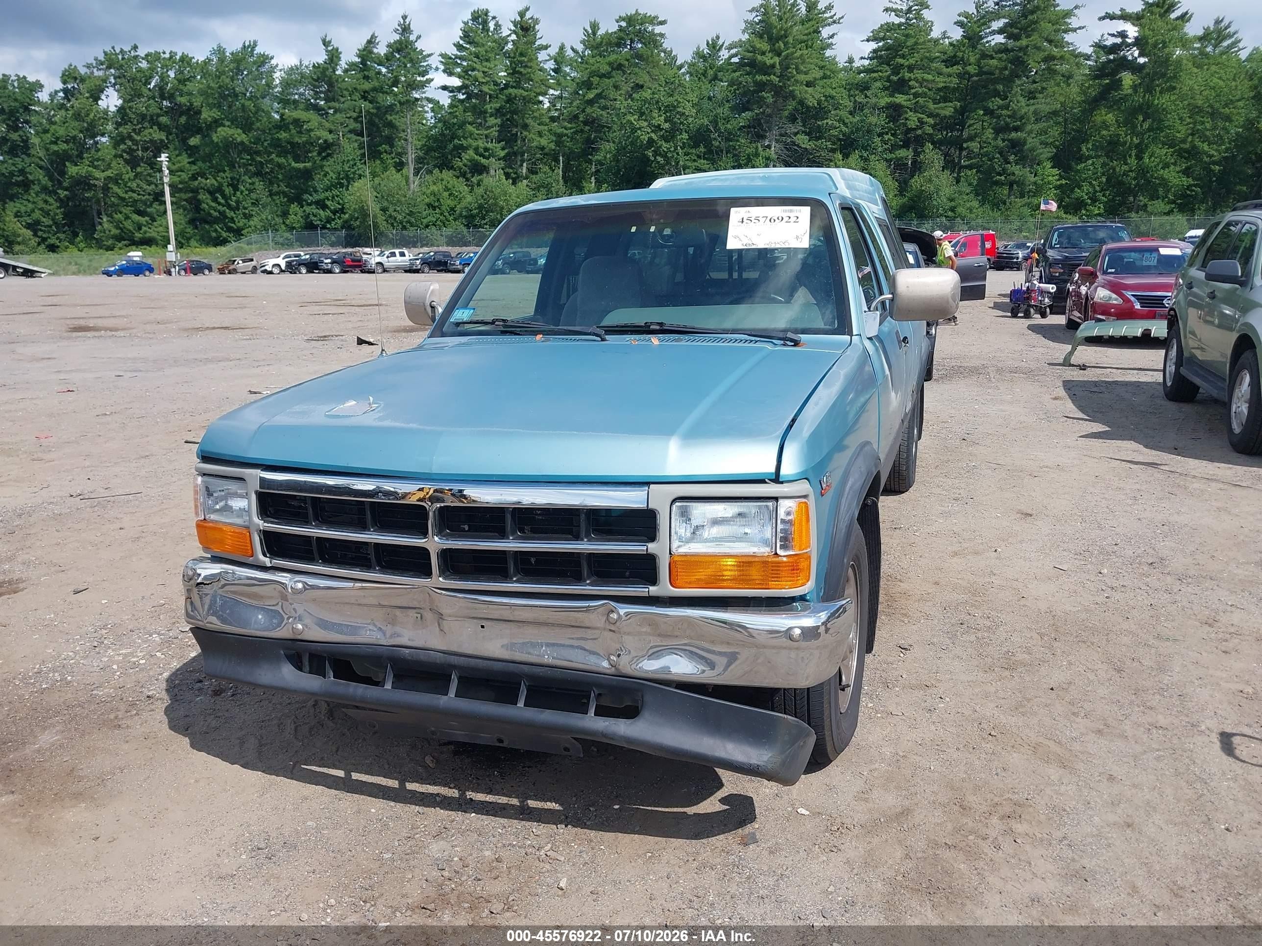 1996 Dodge Dakota   Blue vin: 1B7GL23X6TS548930
