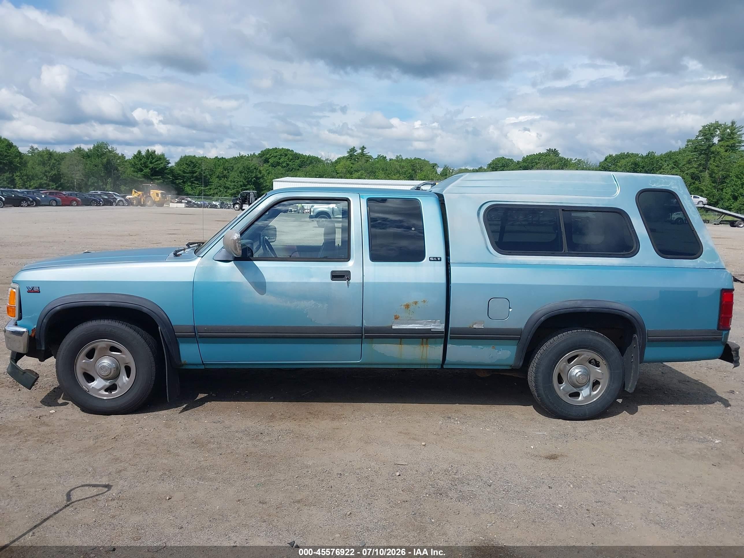 1996 Dodge Dakota   Blue vin: 1B7GL23X6TS548930