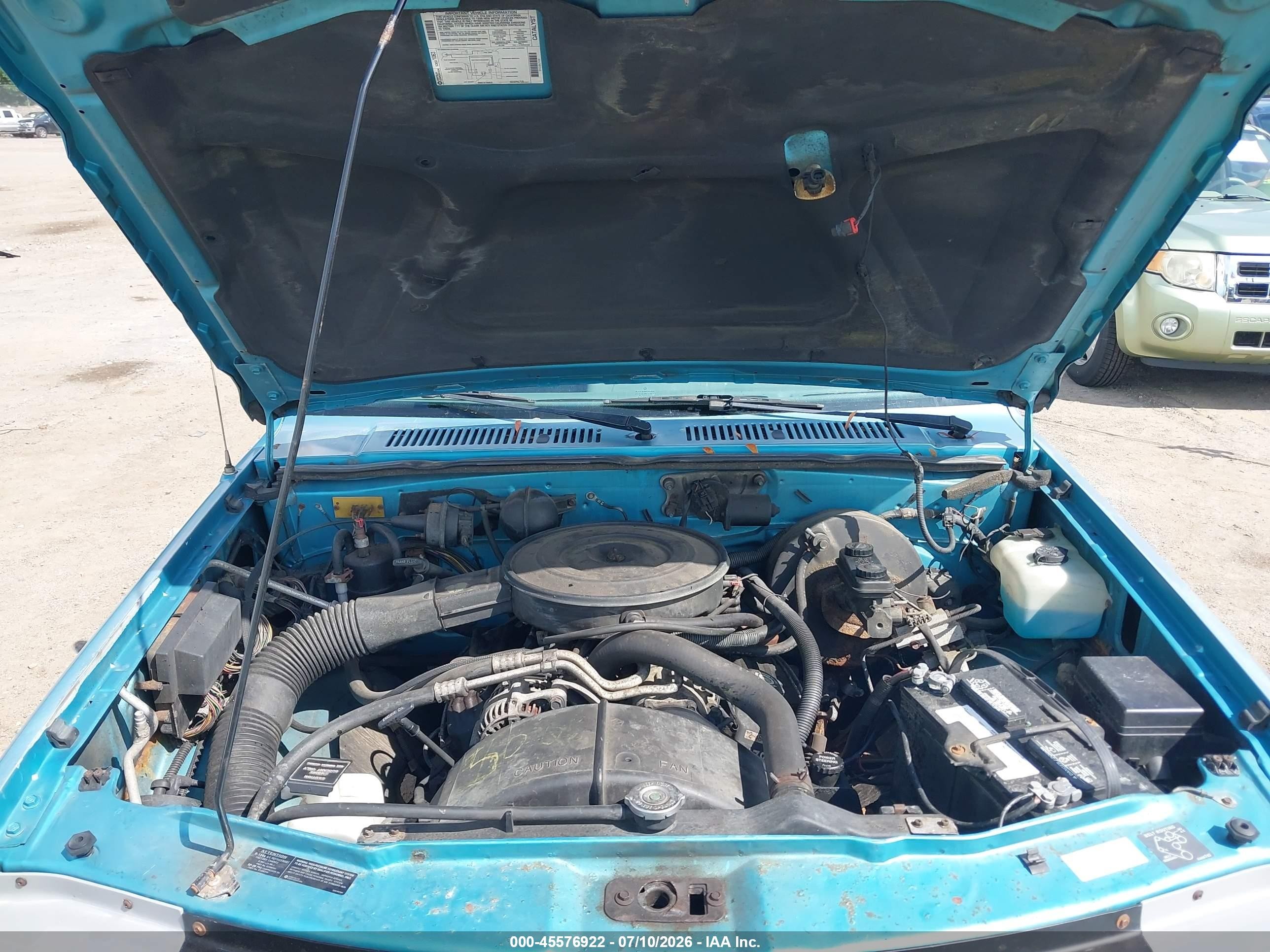 1996 Dodge Dakota   Blue vin: 1B7GL23X6TS548930