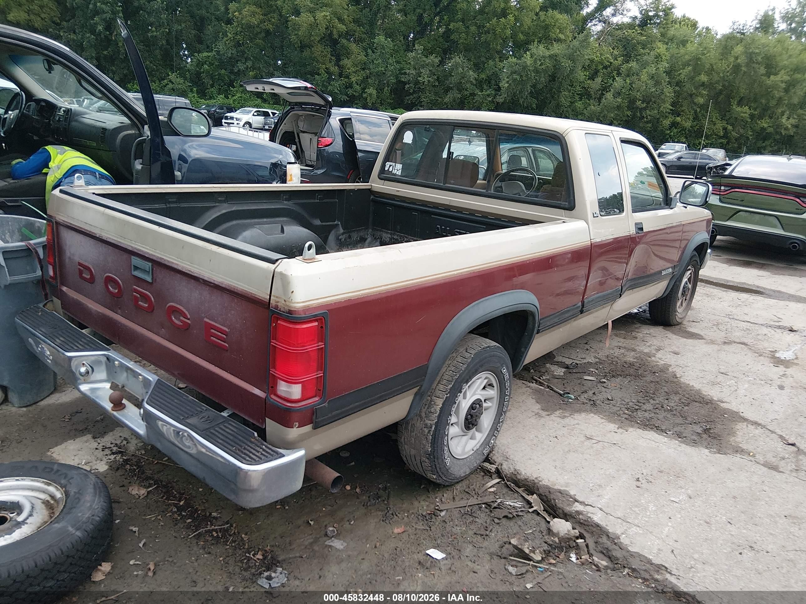 1993 Dodge Dakota Brown vin: 1B7GL23X7PS134108