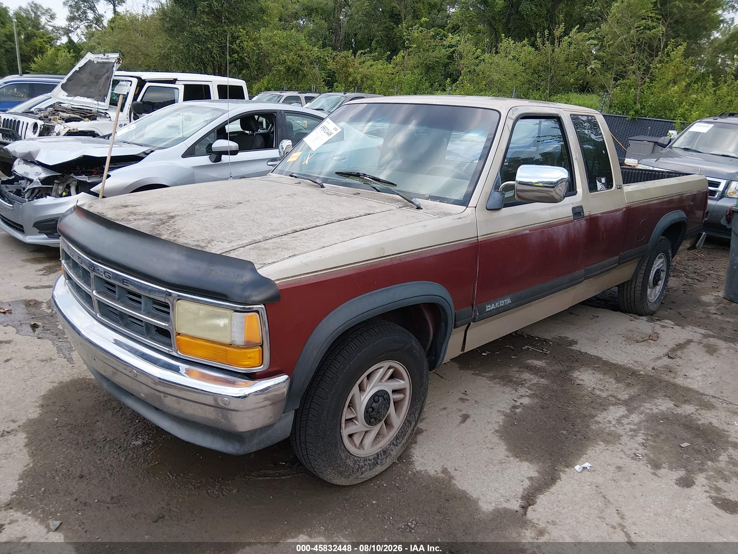 1993 Dodge Dakota Brown vin: 1B7GL23X7PS134108