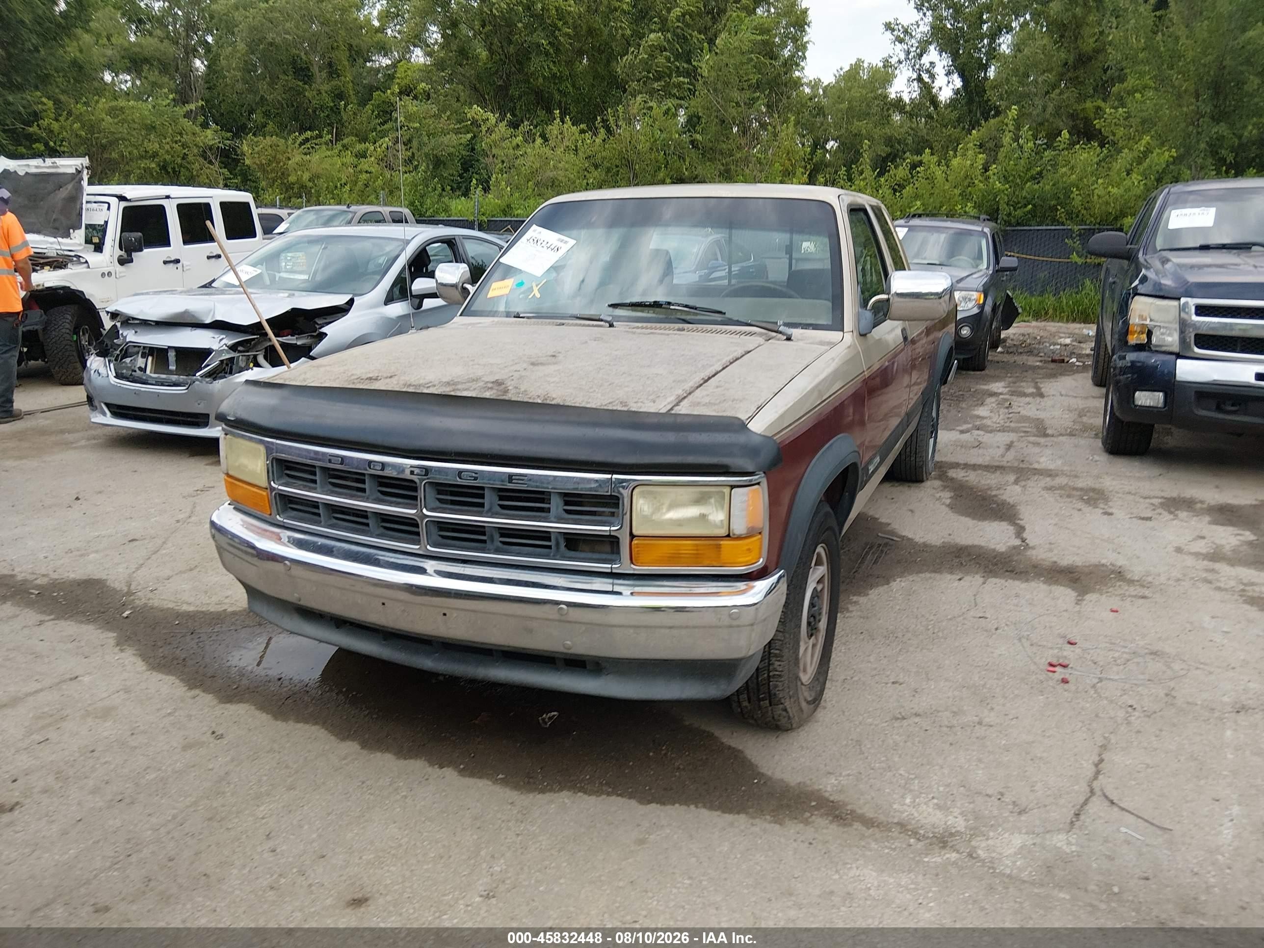 1993 Dodge Dakota Brown vin: 1B7GL23X7PS134108