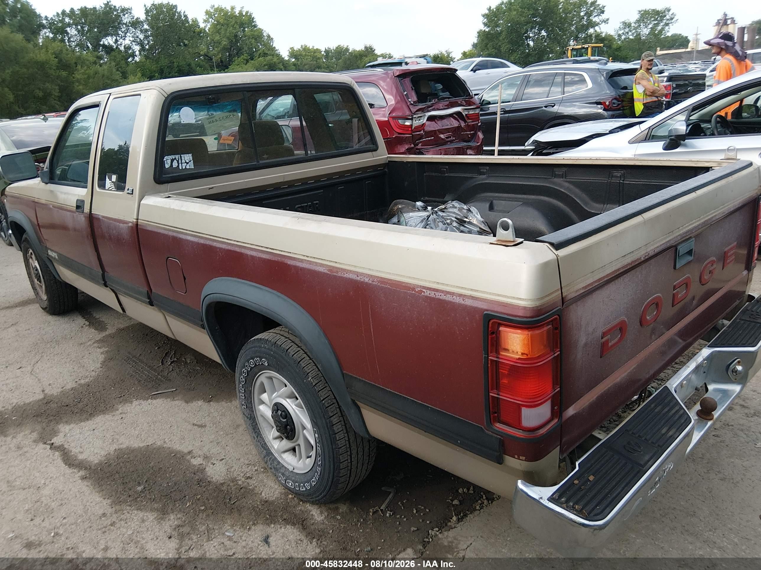 1993 Dodge Dakota Brown vin: 1B7GL23X7PS134108