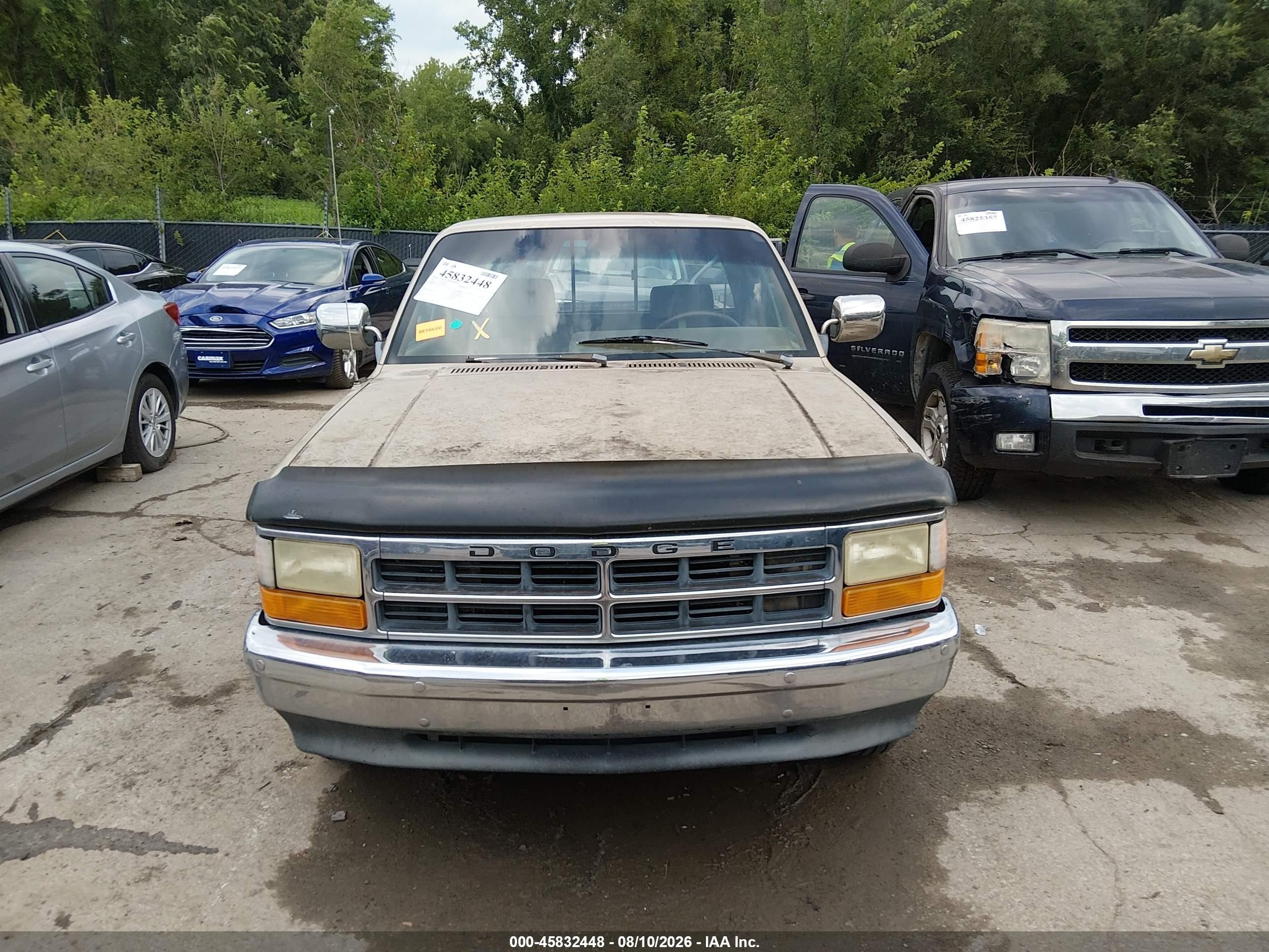 1993 Dodge Dakota Brown vin: 1B7GL23X7PS134108