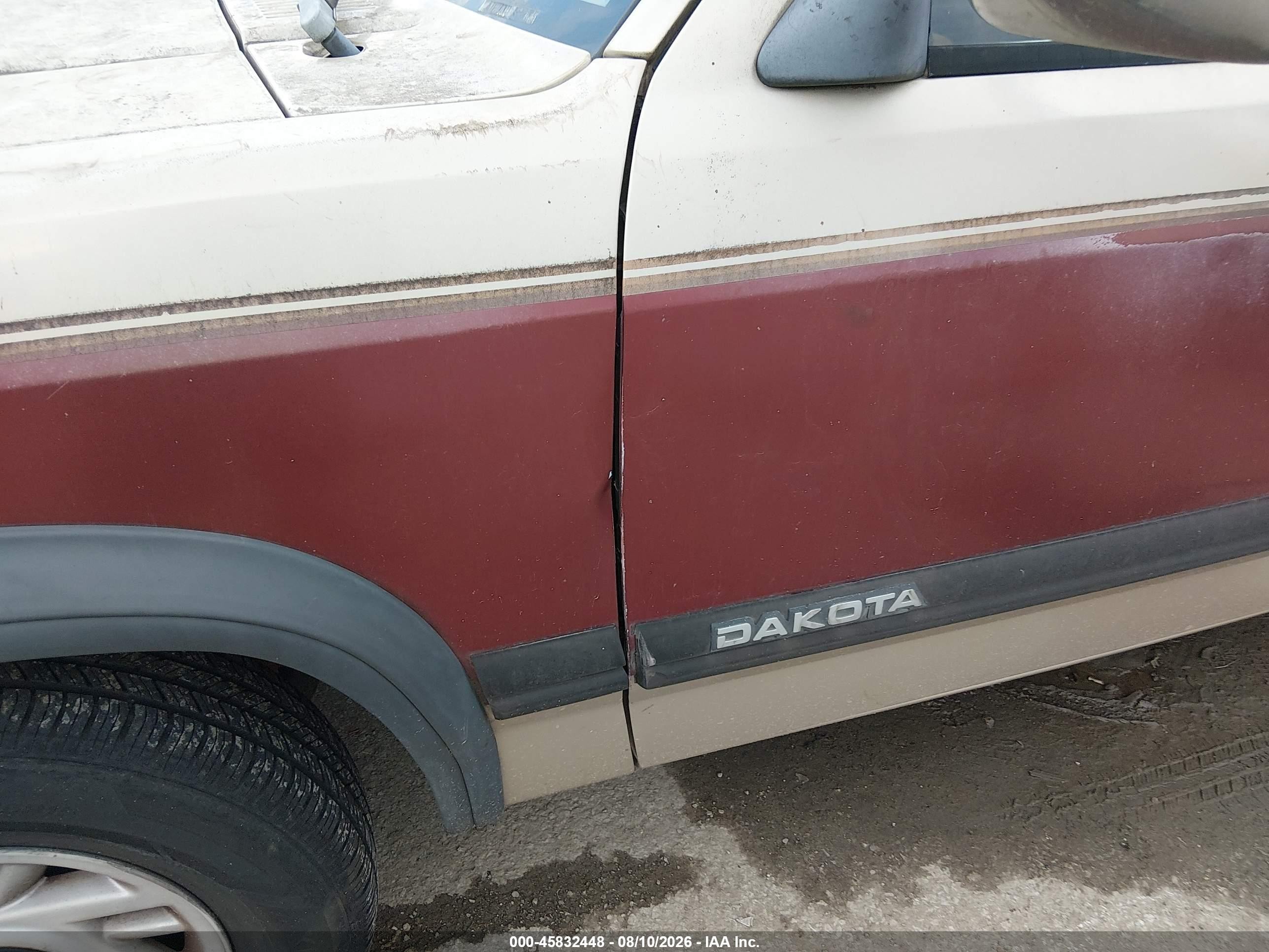 1993 Dodge Dakota Brown vin: 1B7GL23X7PS134108