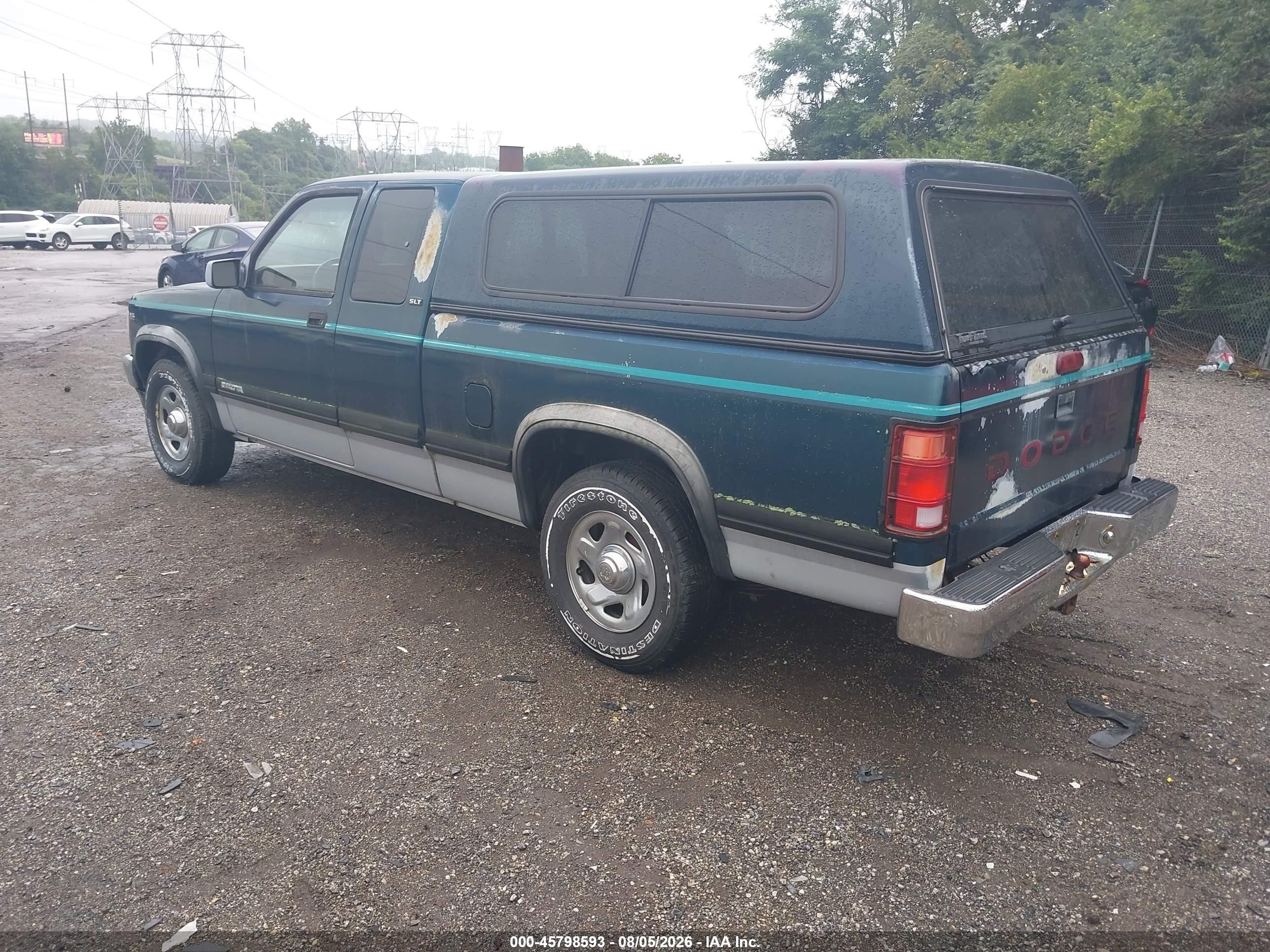 1994 Dodge Dakota   Green vin: 1B7GL23X7RS692804