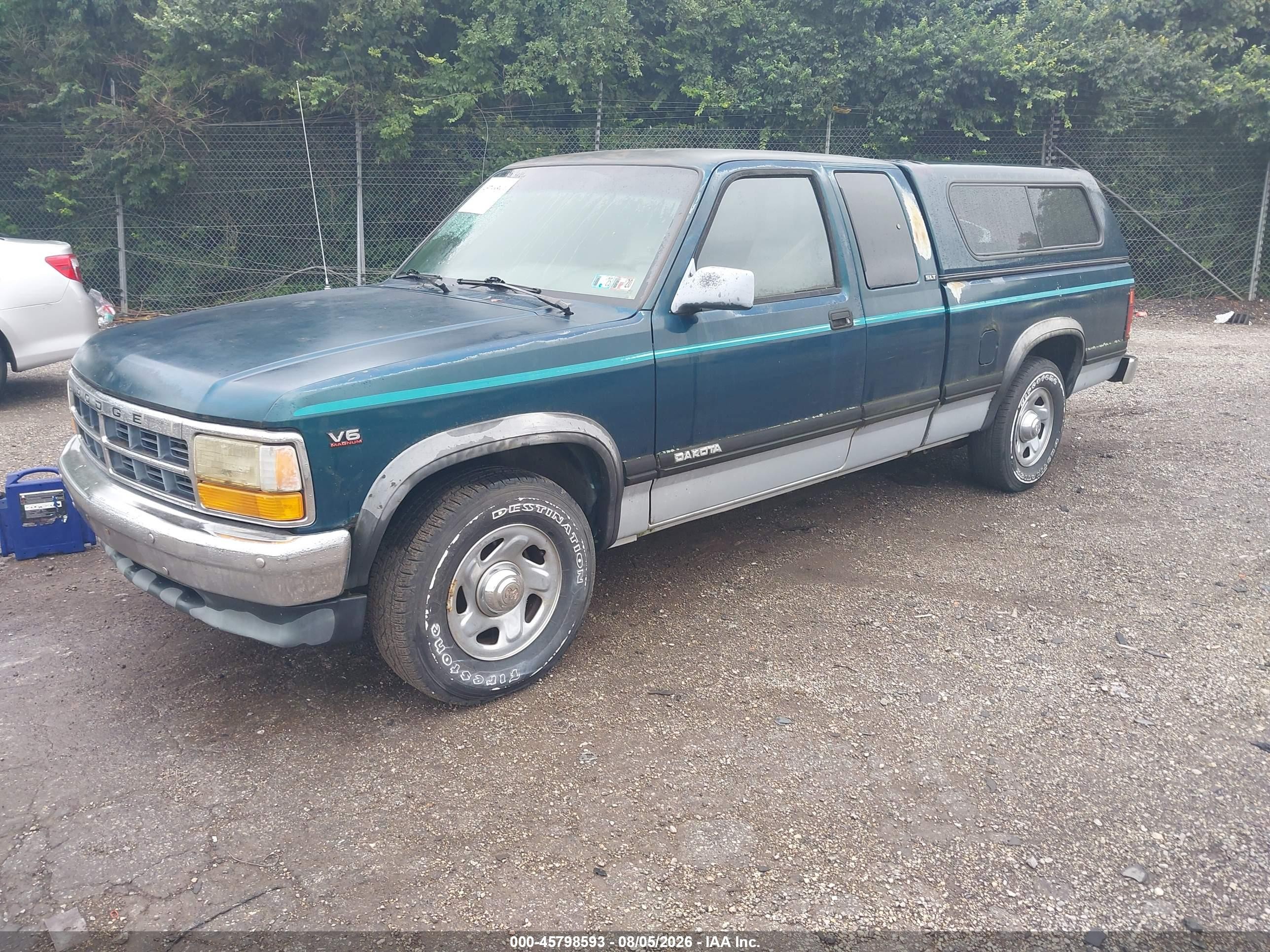 1994 Dodge Dakota   Green vin: 1B7GL23X7RS692804