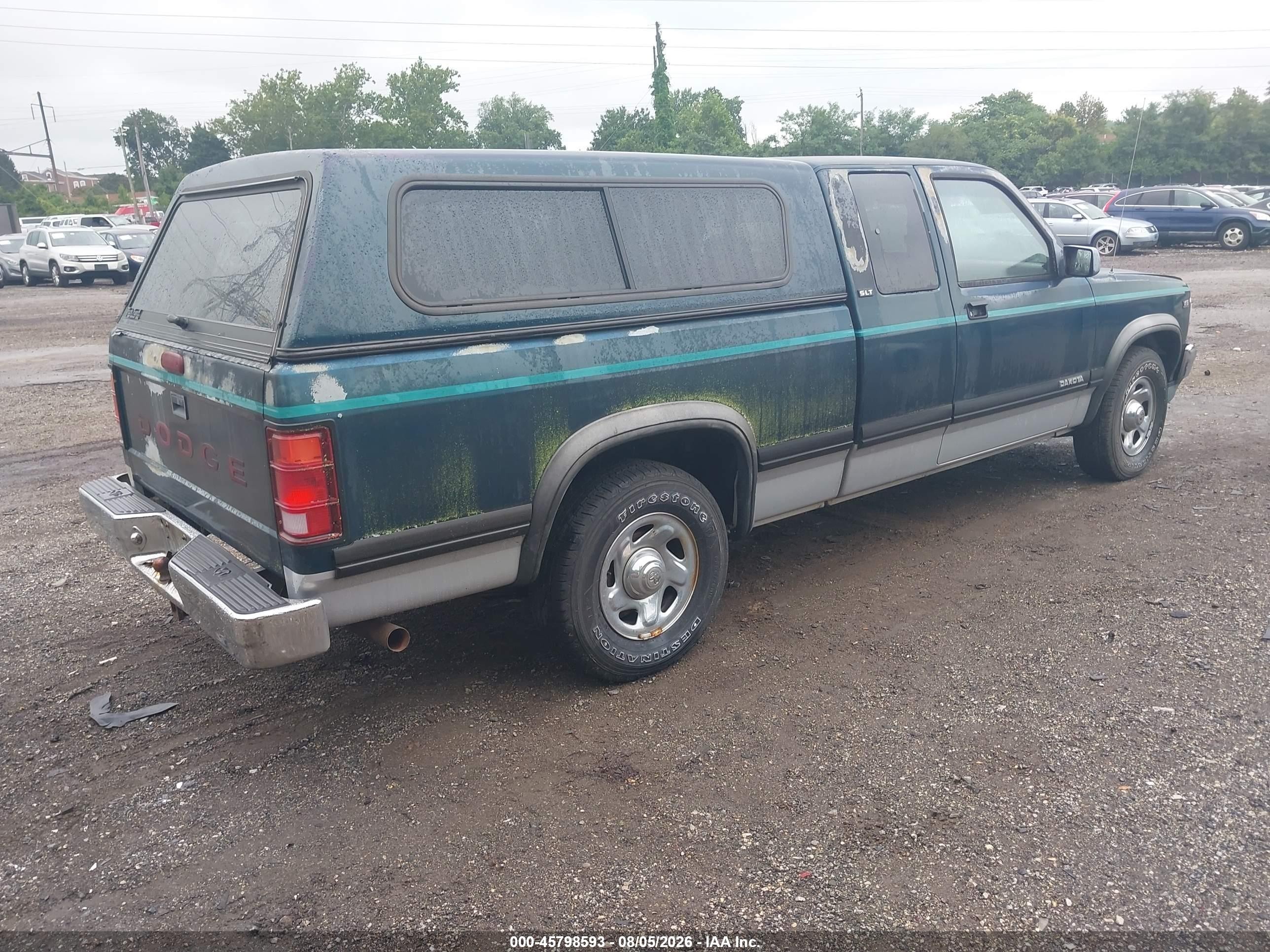 1994 Dodge Dakota   Green vin: 1B7GL23X7RS692804
