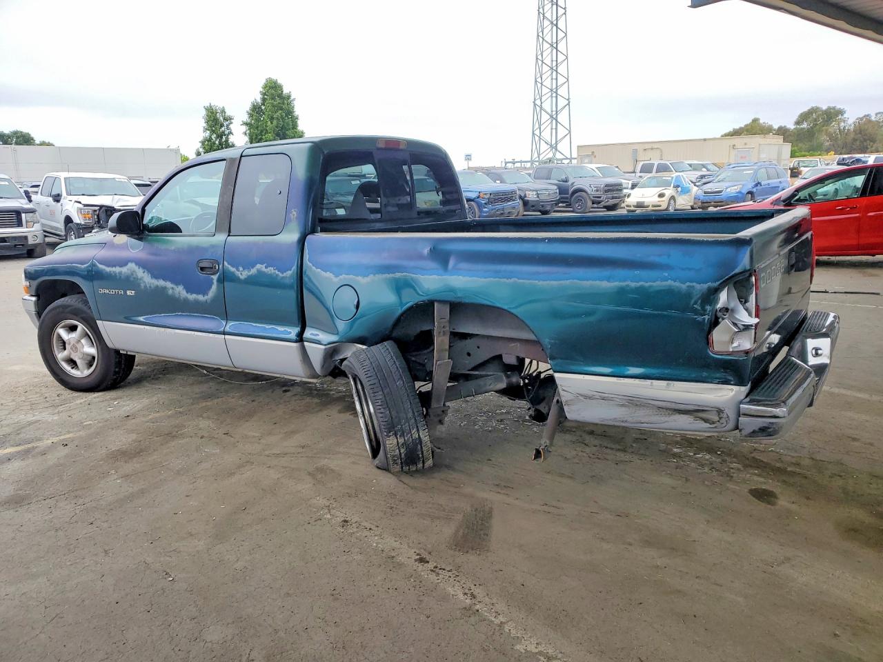 1997 Dodge Dakota Зеленый vin: 1B7GL23X7VS147275