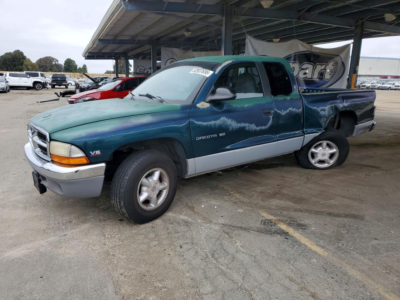 1997 Dodge Dakota Зеленый vin: 1B7GL23X7VS147275
