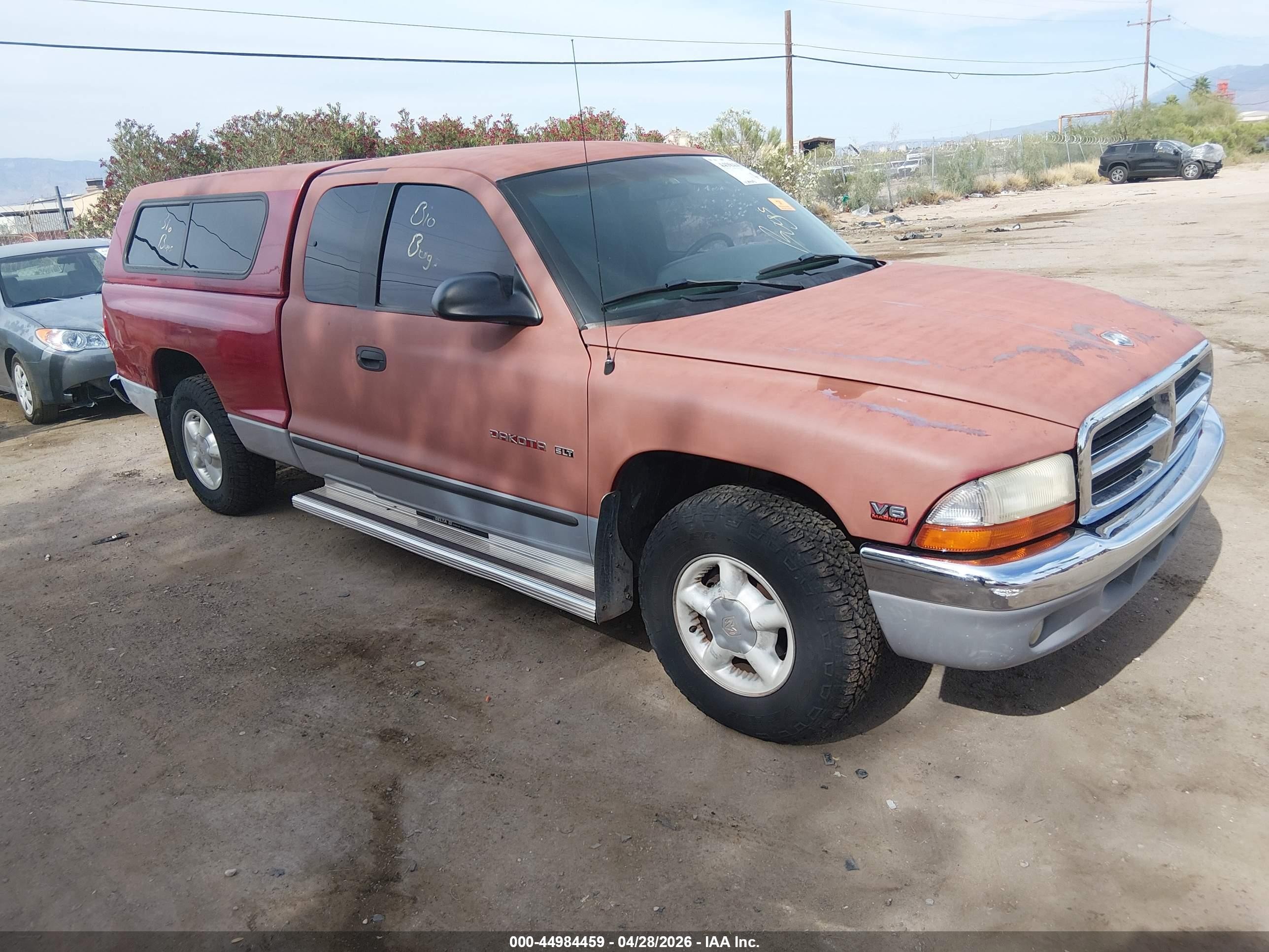 1997 Dodge Dakota Slt/sport Red vin: 1B7GL23X7VS263916
