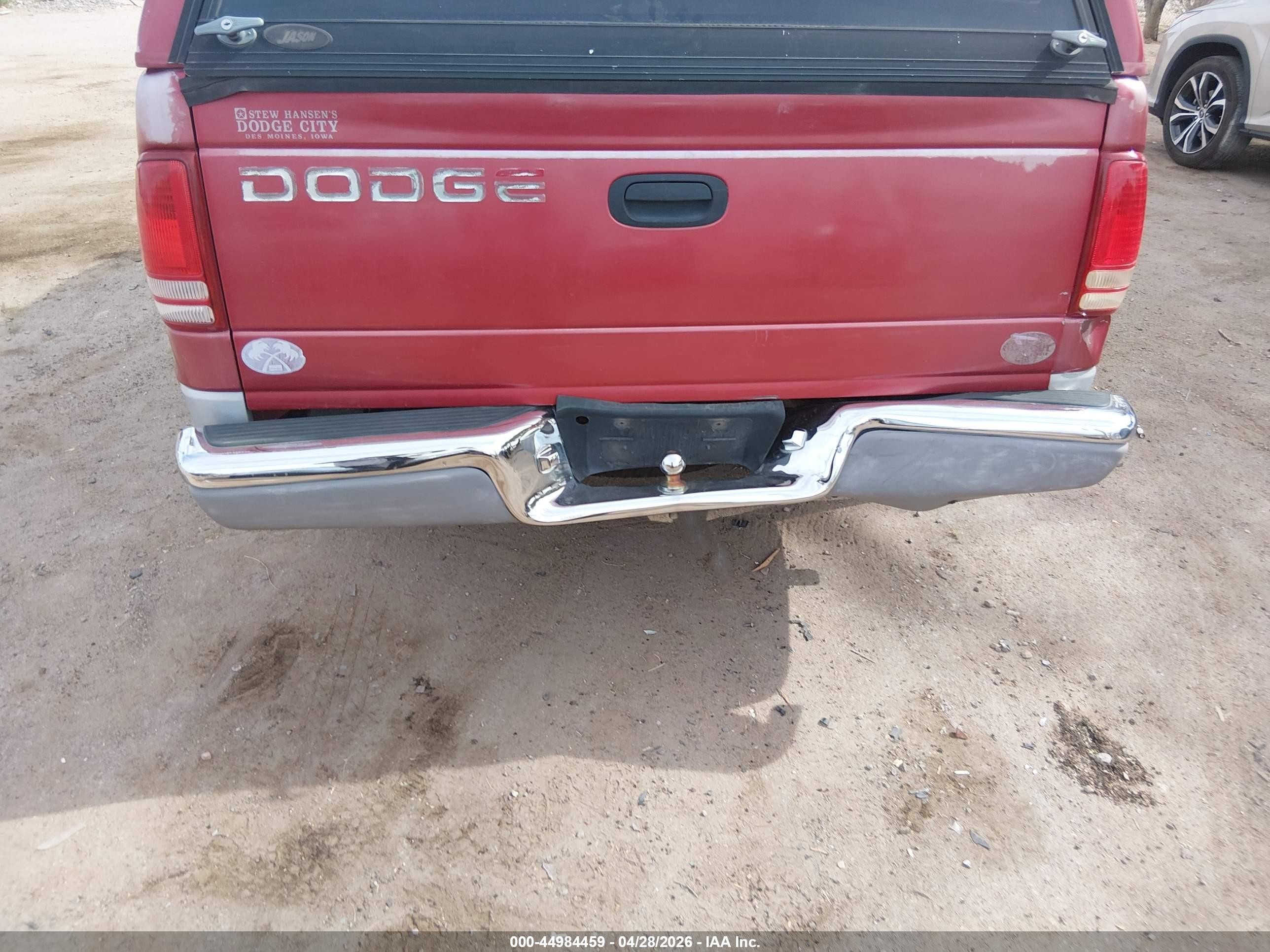 1997 Dodge Dakota Slt/sport Red vin: 1B7GL23X7VS263916