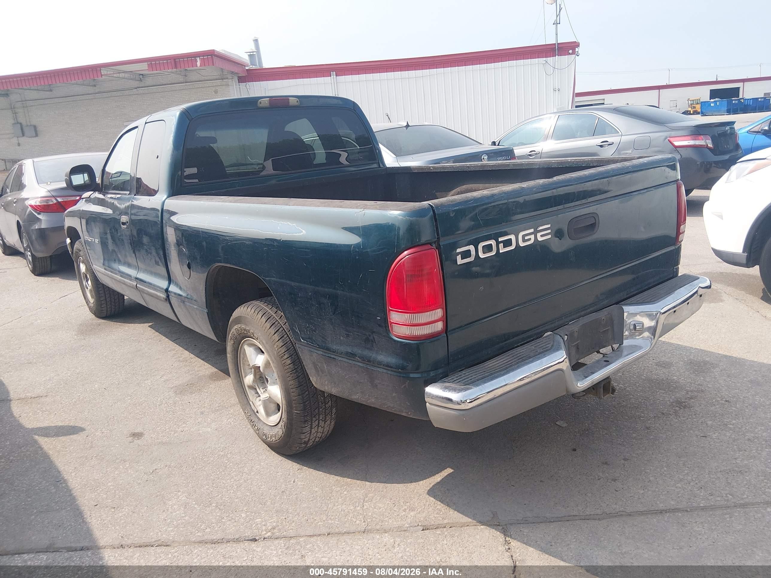 1997 Dodge Dakota Slt/sport Green vin: 1B7GL23X8VS292096