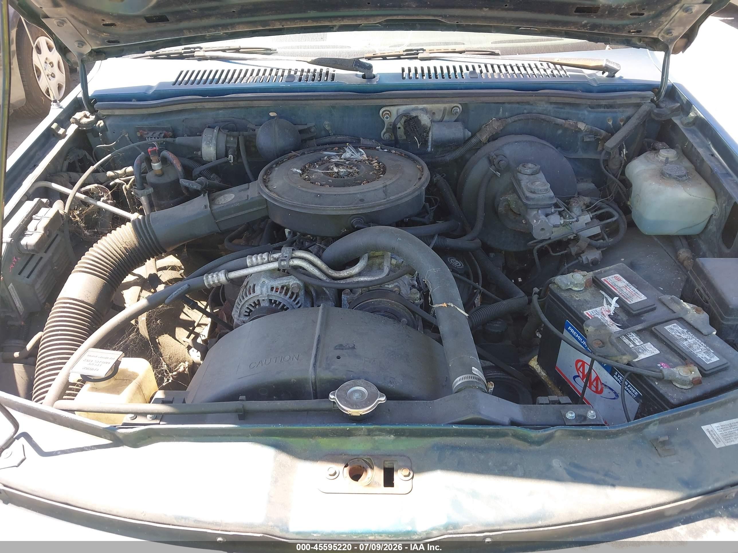 1995 Dodge Dakota   Зеленый vin: 1B7GL23X9SW935477
