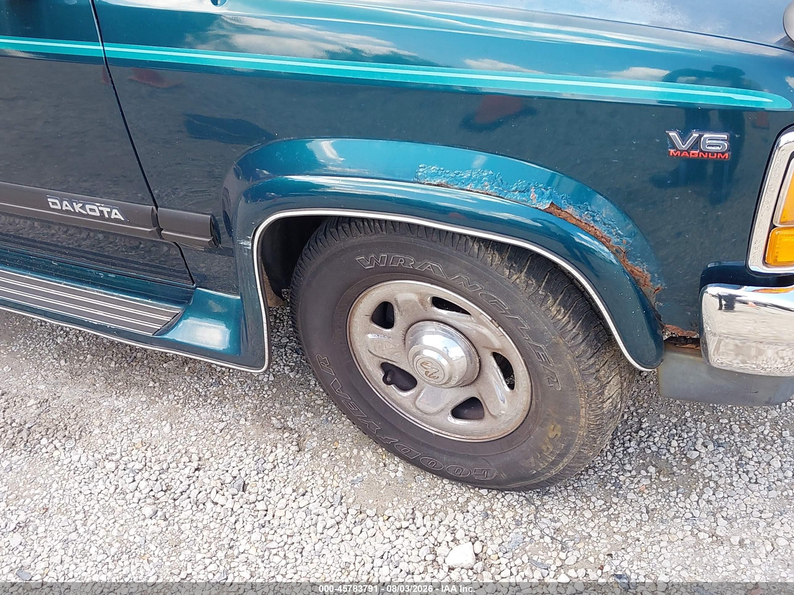 1994 Dodge Dakota   Green vin: 1B7GL23XXRW115158