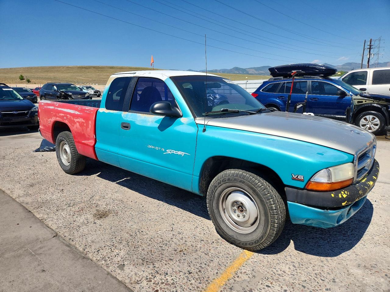1997 Dodge Dakota Two Tone vin: 1B7GL23XXVS151045