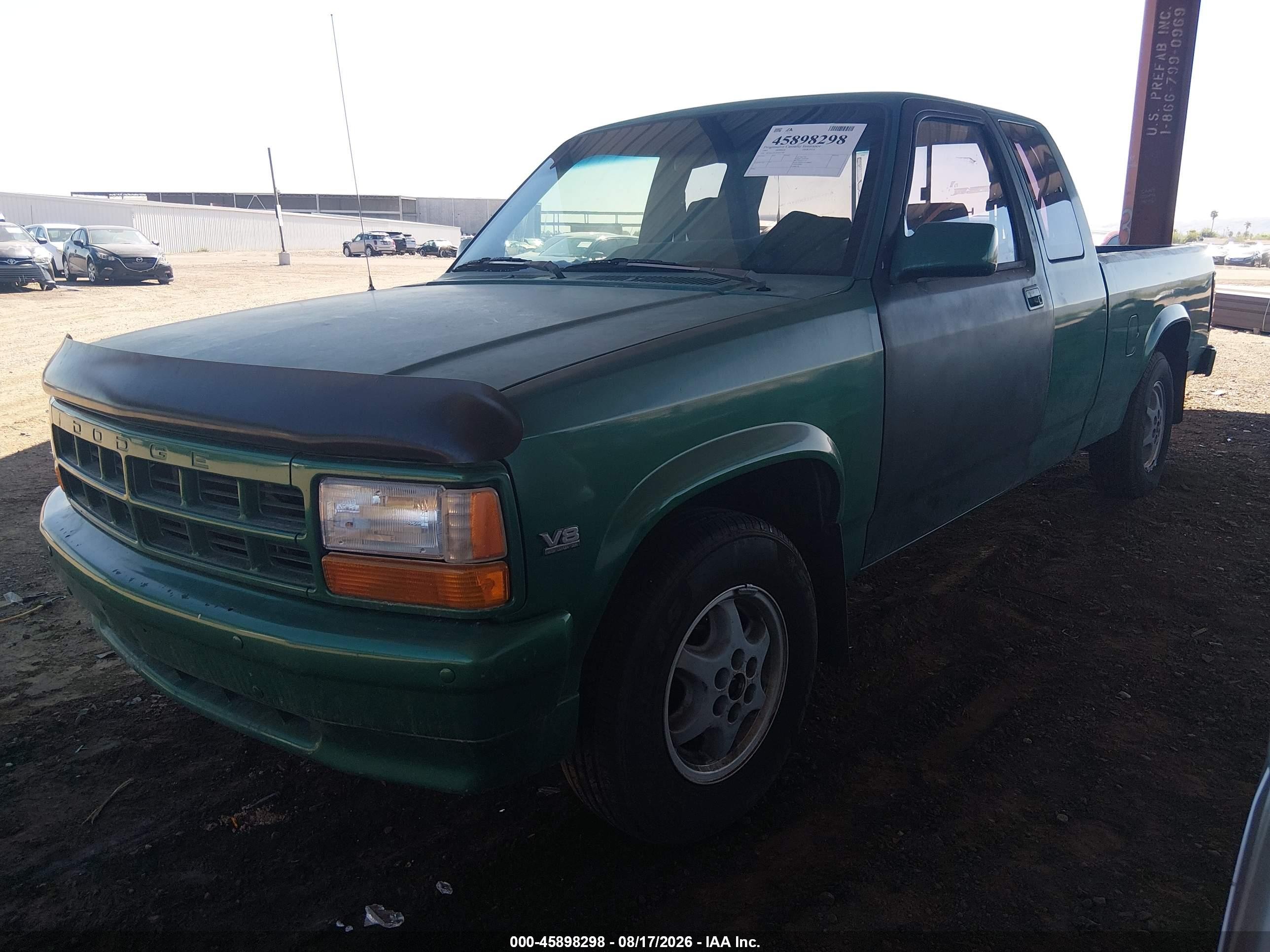 1993 Dodge Dakota   Green vin: 1B7GL23Y2PS247585