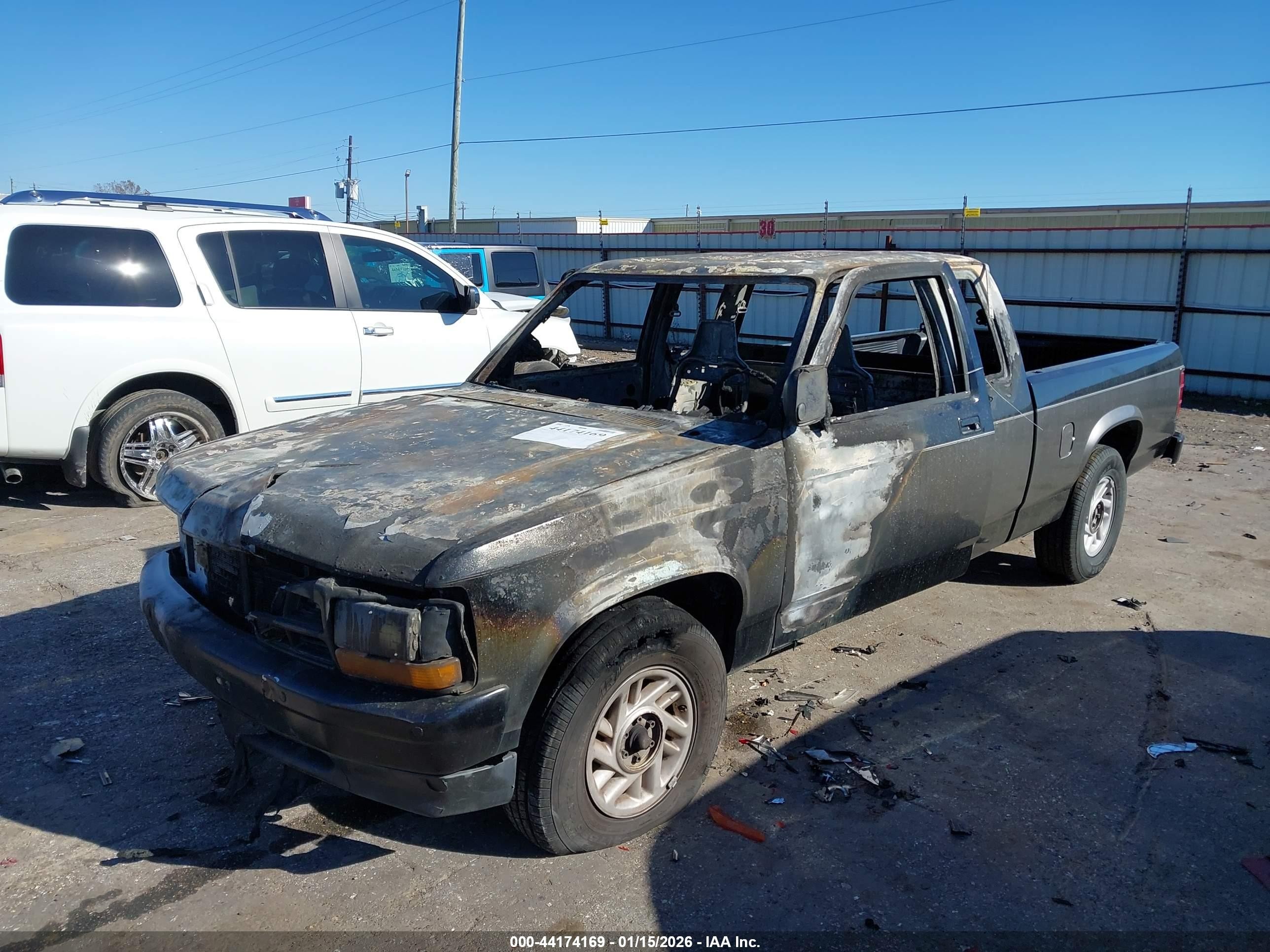 1992 Dodge Dakota   Gray vin: 1B7GL23Y6NS675589