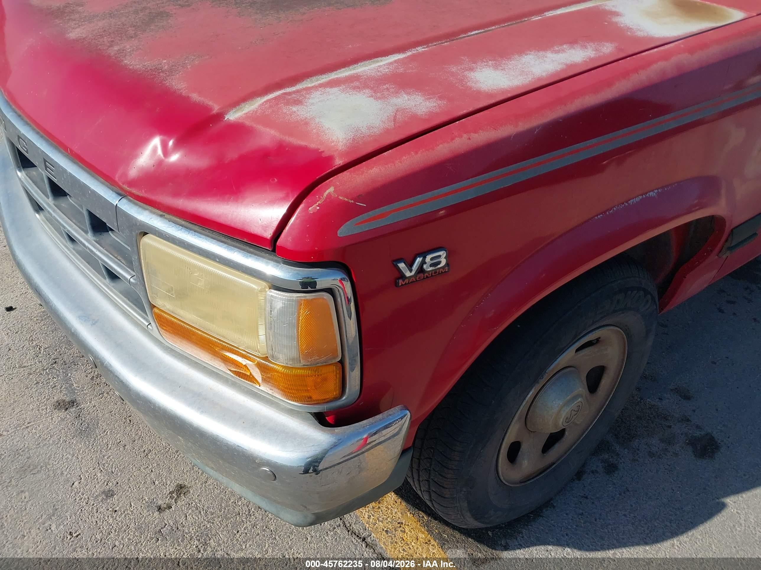 1994 Dodge Dakota Red vin: 1B7GL23Y6RS517498