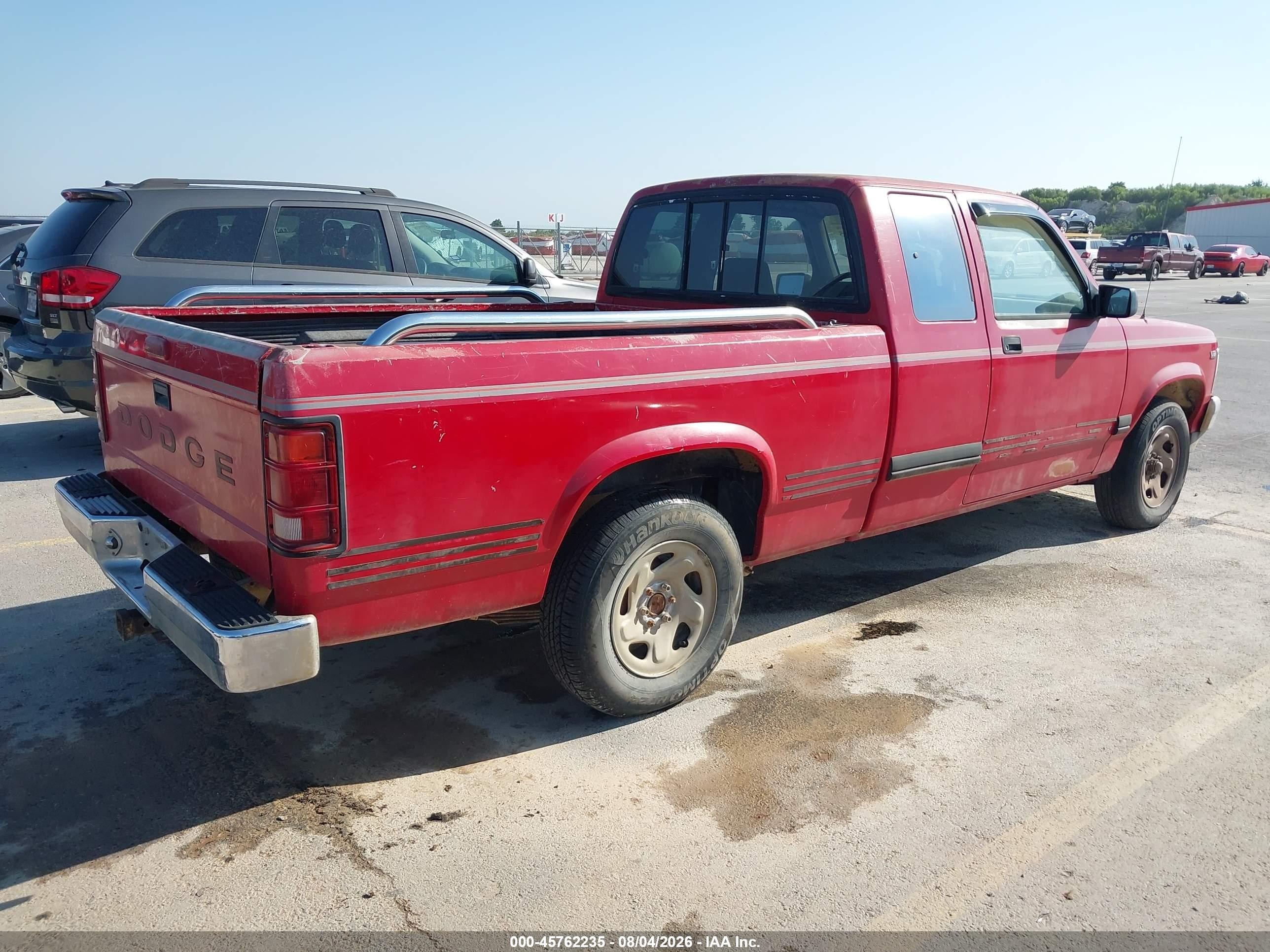 1994 Dodge Dakota Red vin: 1B7GL23Y6RS517498