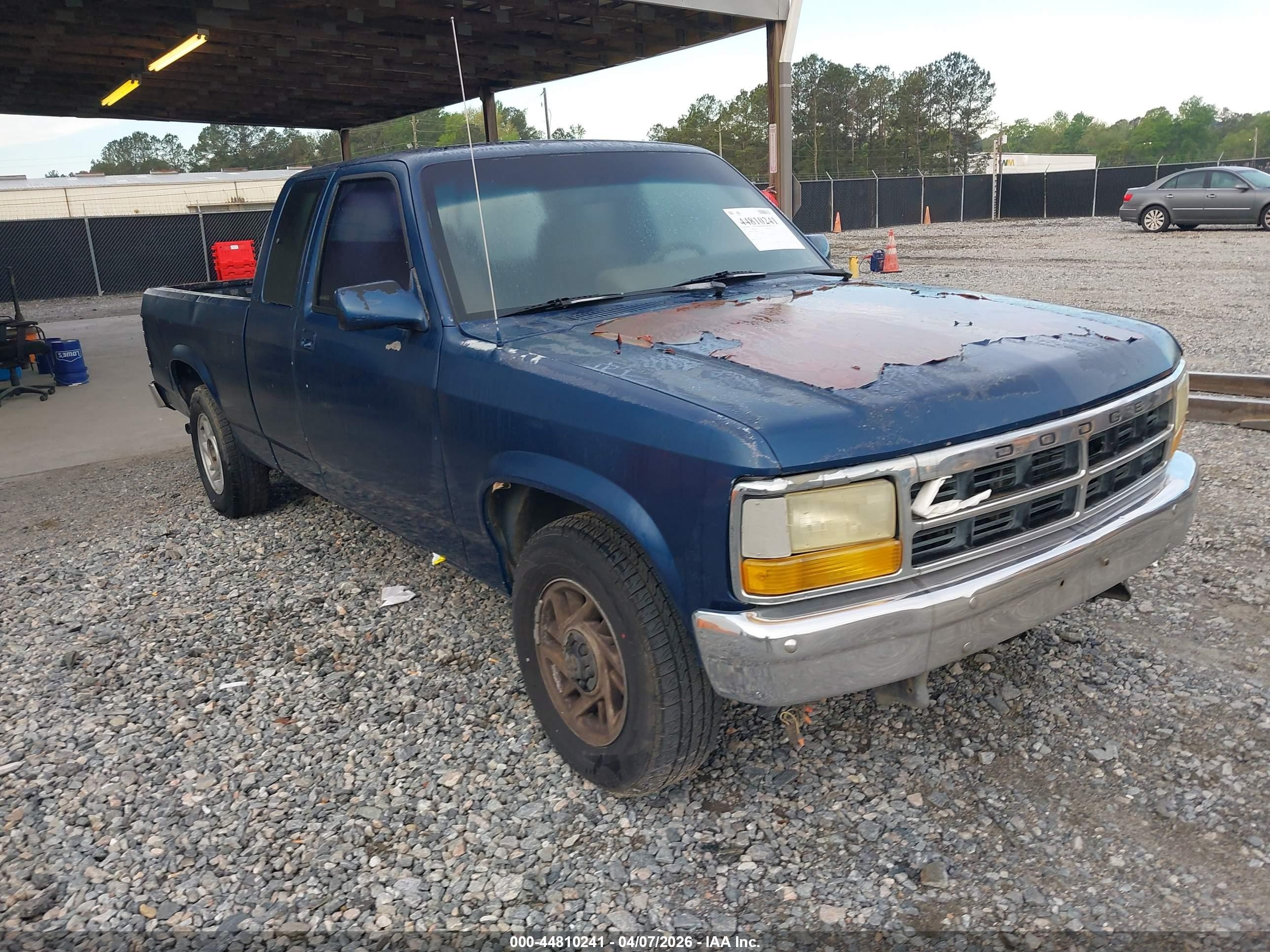 1993 Dodge Dakota   Blue vin: 1B7GL23Y7PS102218