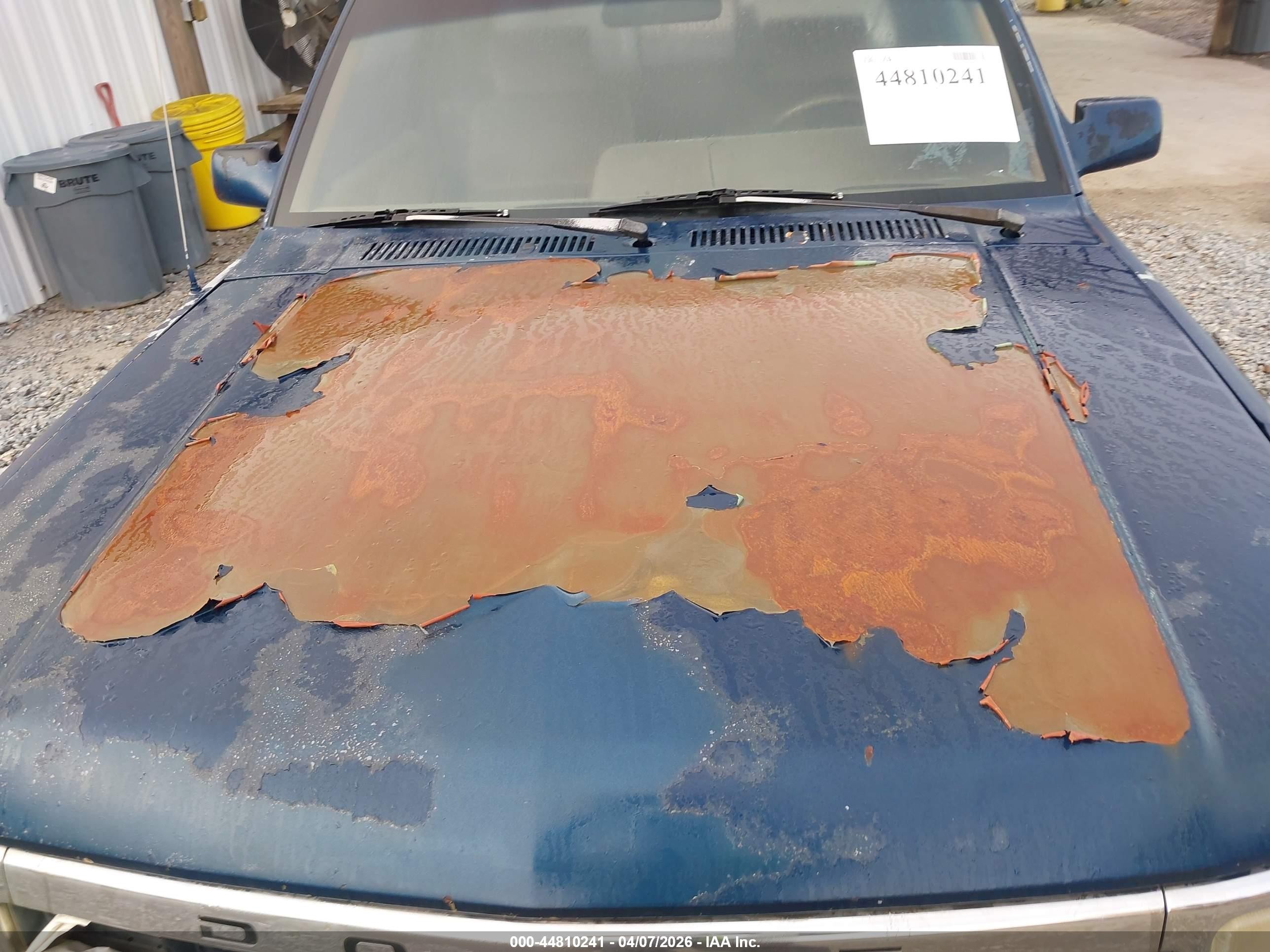 1993 Dodge Dakota   Blue vin: 1B7GL23Y7PS102218
