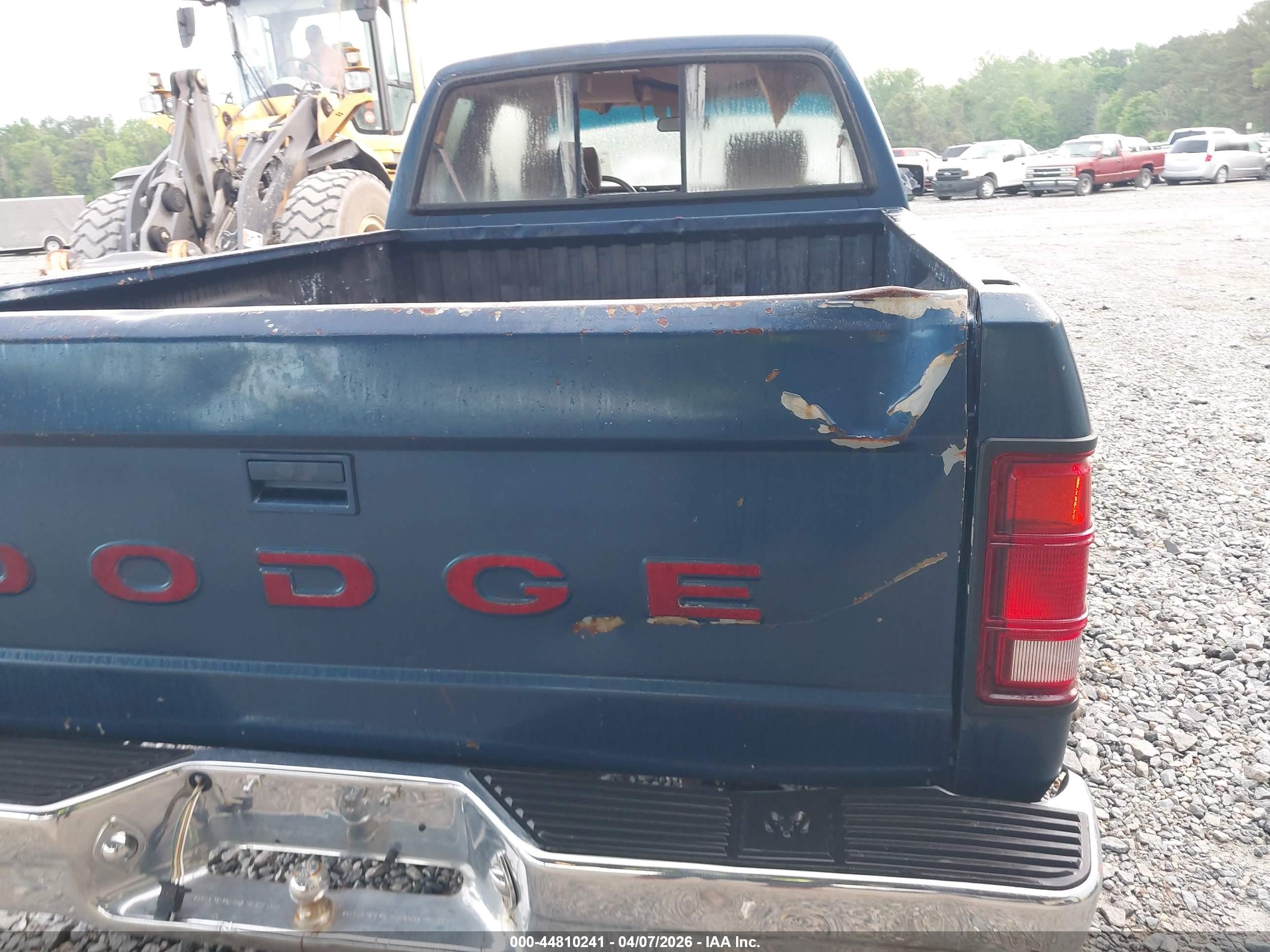 1993 Dodge Dakota   Blue vin: 1B7GL23Y7PS102218