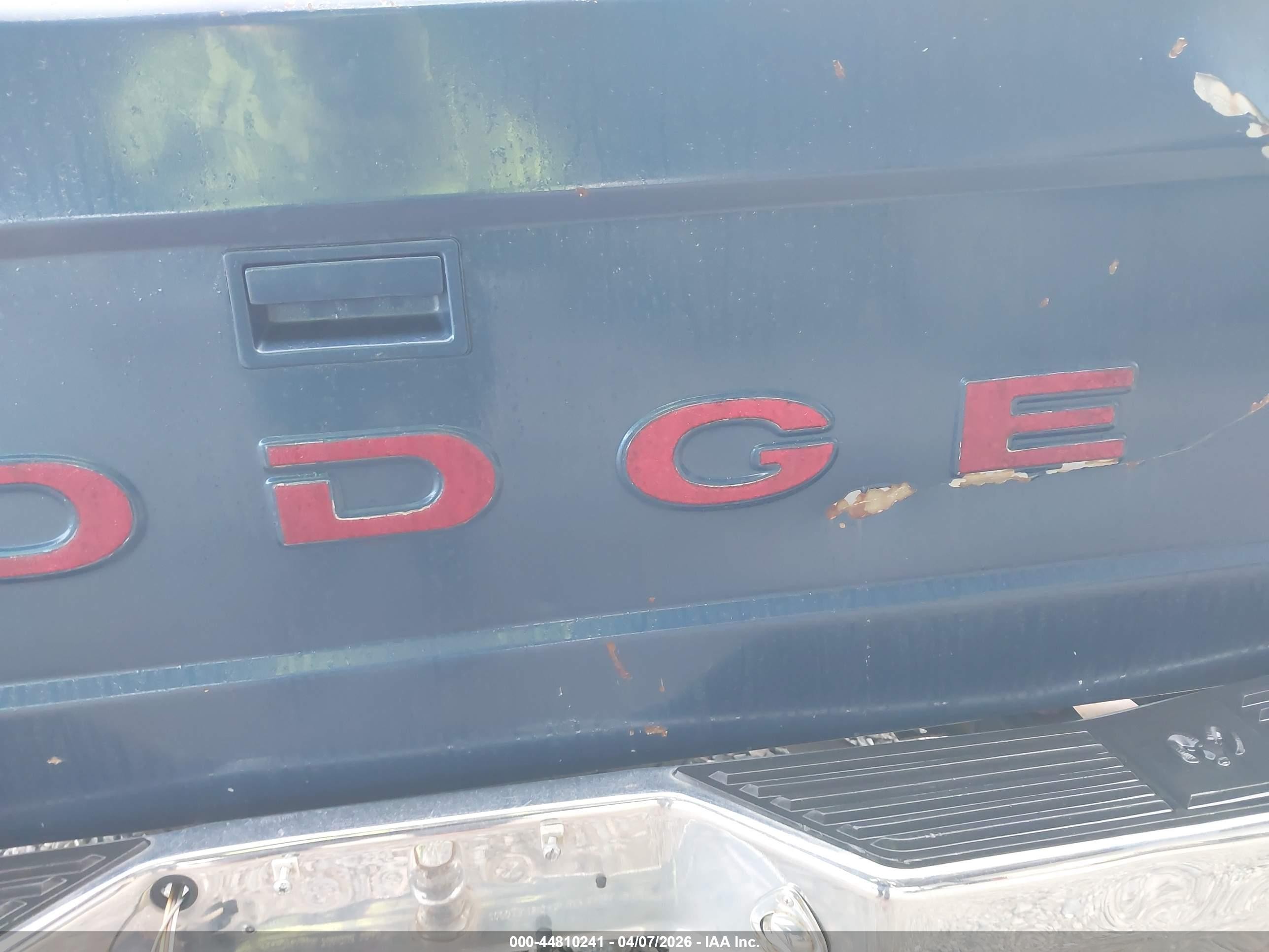 1993 Dodge Dakota   Blue vin: 1B7GL23Y7PS102218