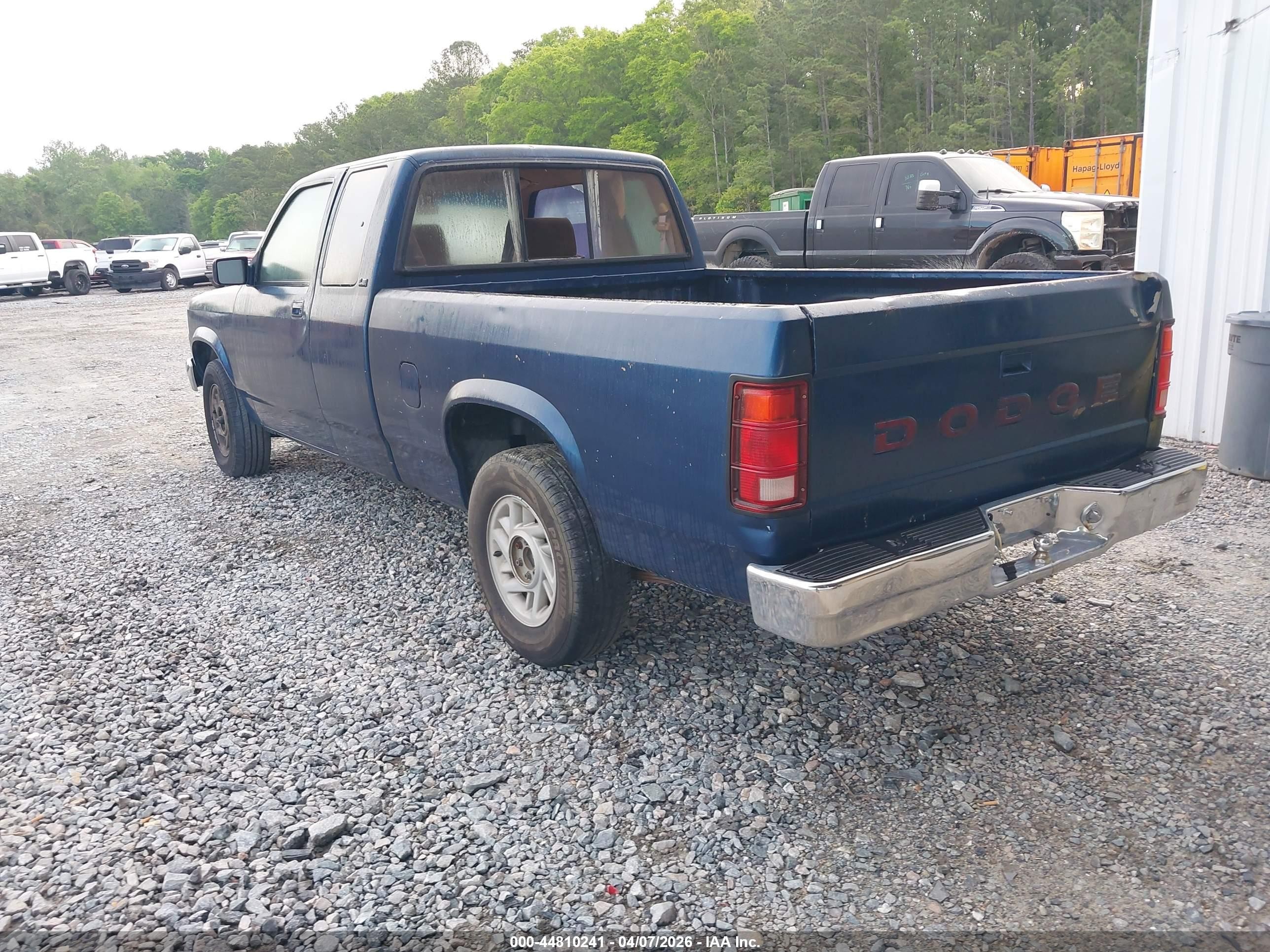 1993 Dodge Dakota   Blue vin: 1B7GL23Y7PS102218